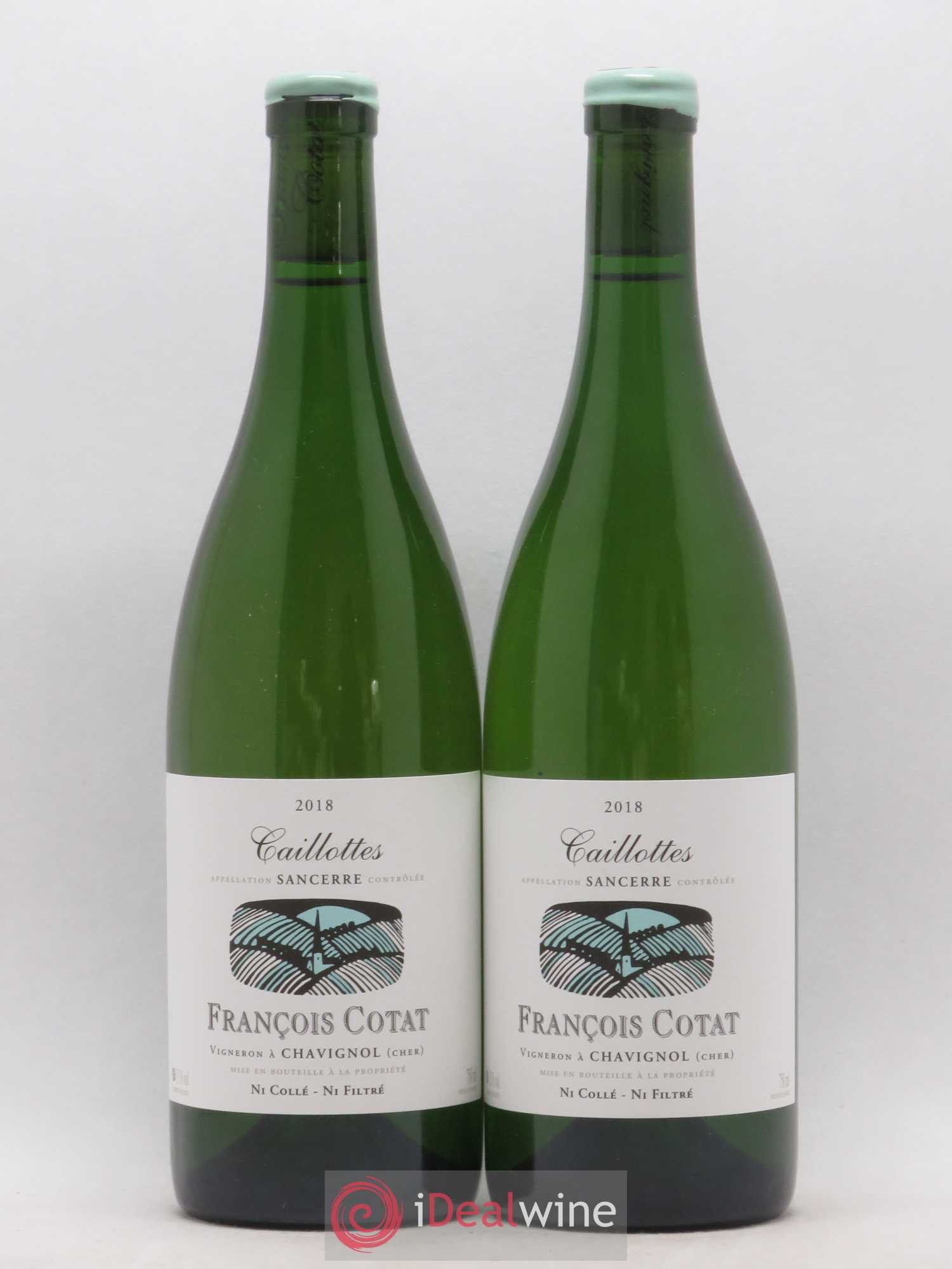 Sancerre Les Caillottes François Cotat 2018 - Lot de 2 bouteilles - 0