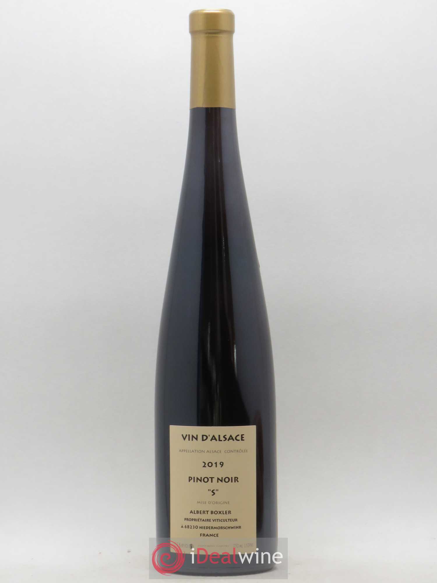 Alsace Pinot Noir S Albert Boxler (sans prix de réserve) 2019 - Lot de 1 bouteille - 1