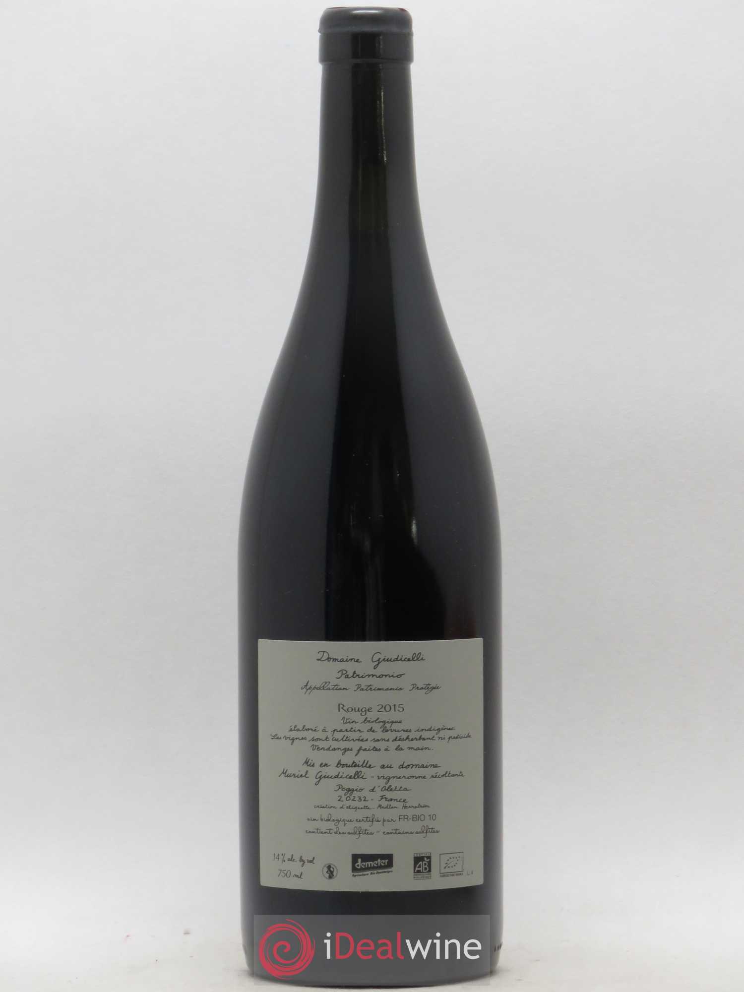 Patrimonio Domaine Giudicelli 2015 - Lot de 1 bouteille - 1