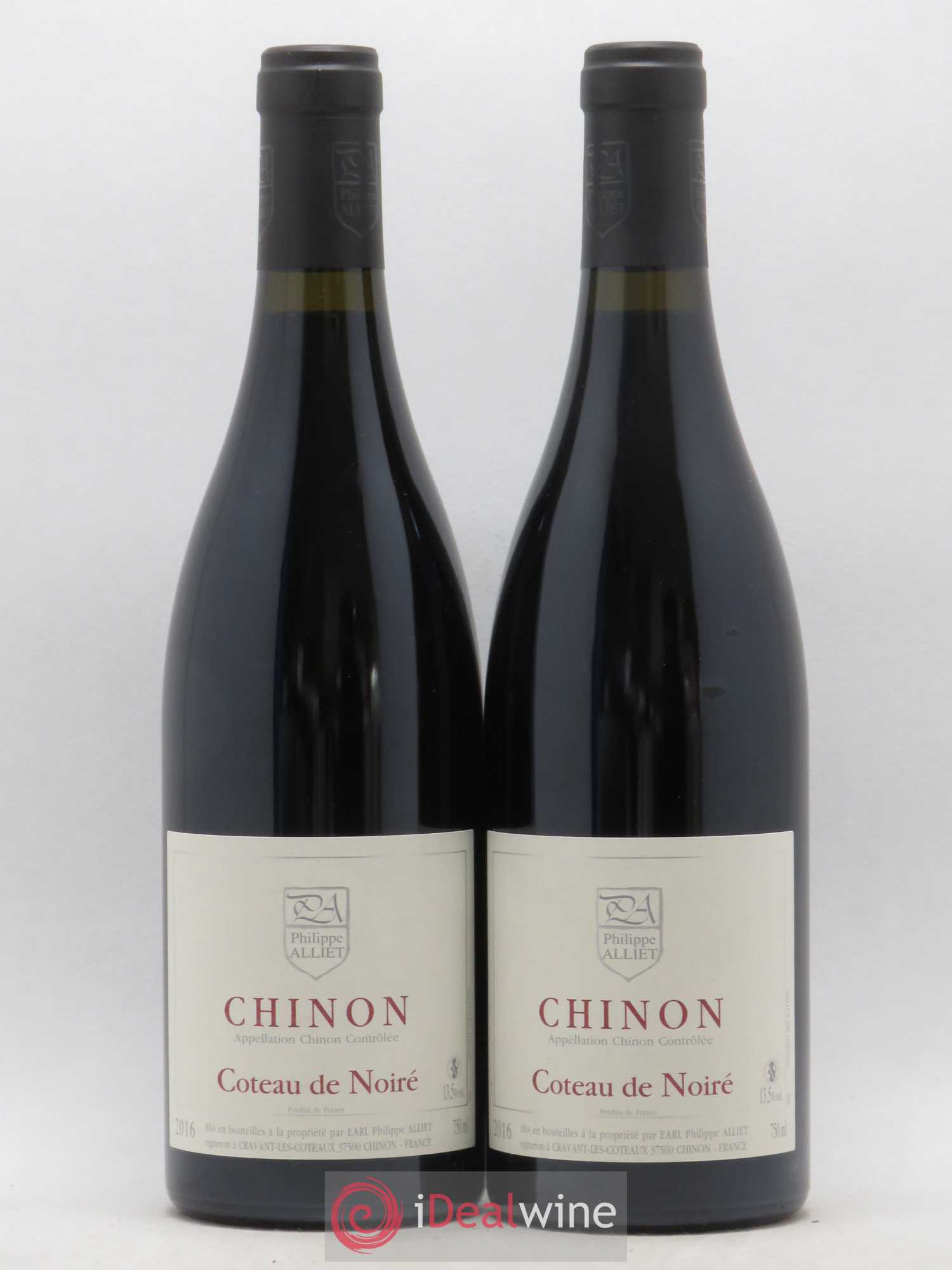 Chinon Coteau de Noiré Philippe Alliet 2016 - Lot de 2 bouteilles - 0