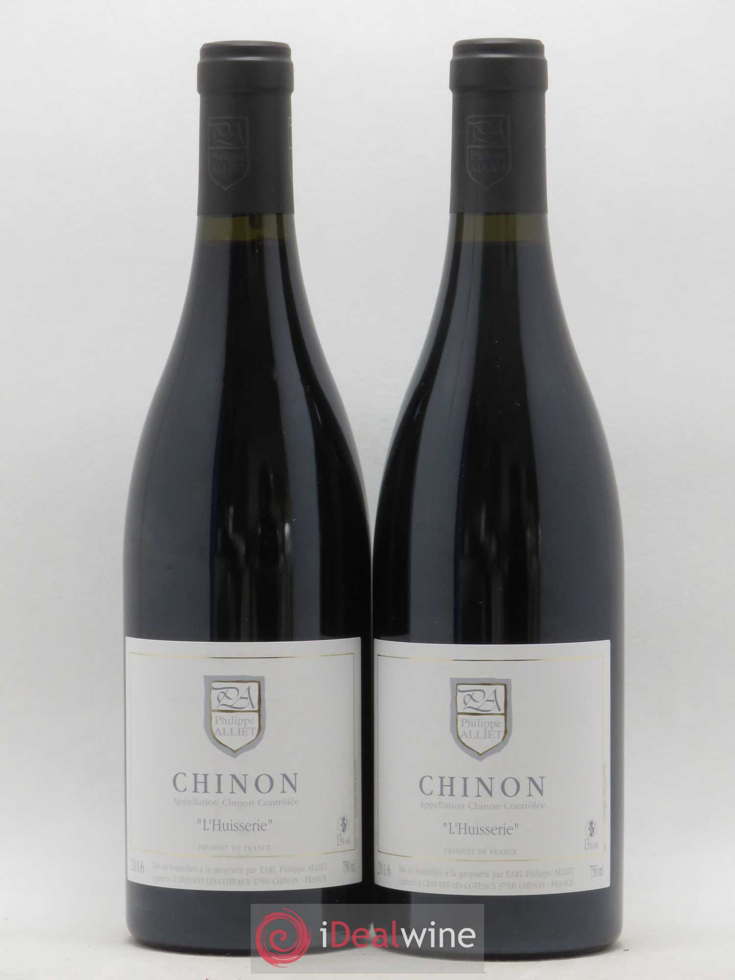 Chinon L'Huisserie Philippe Alliet (sans prix de réserve) 2016 - Lot de 2 bouteilles - 0