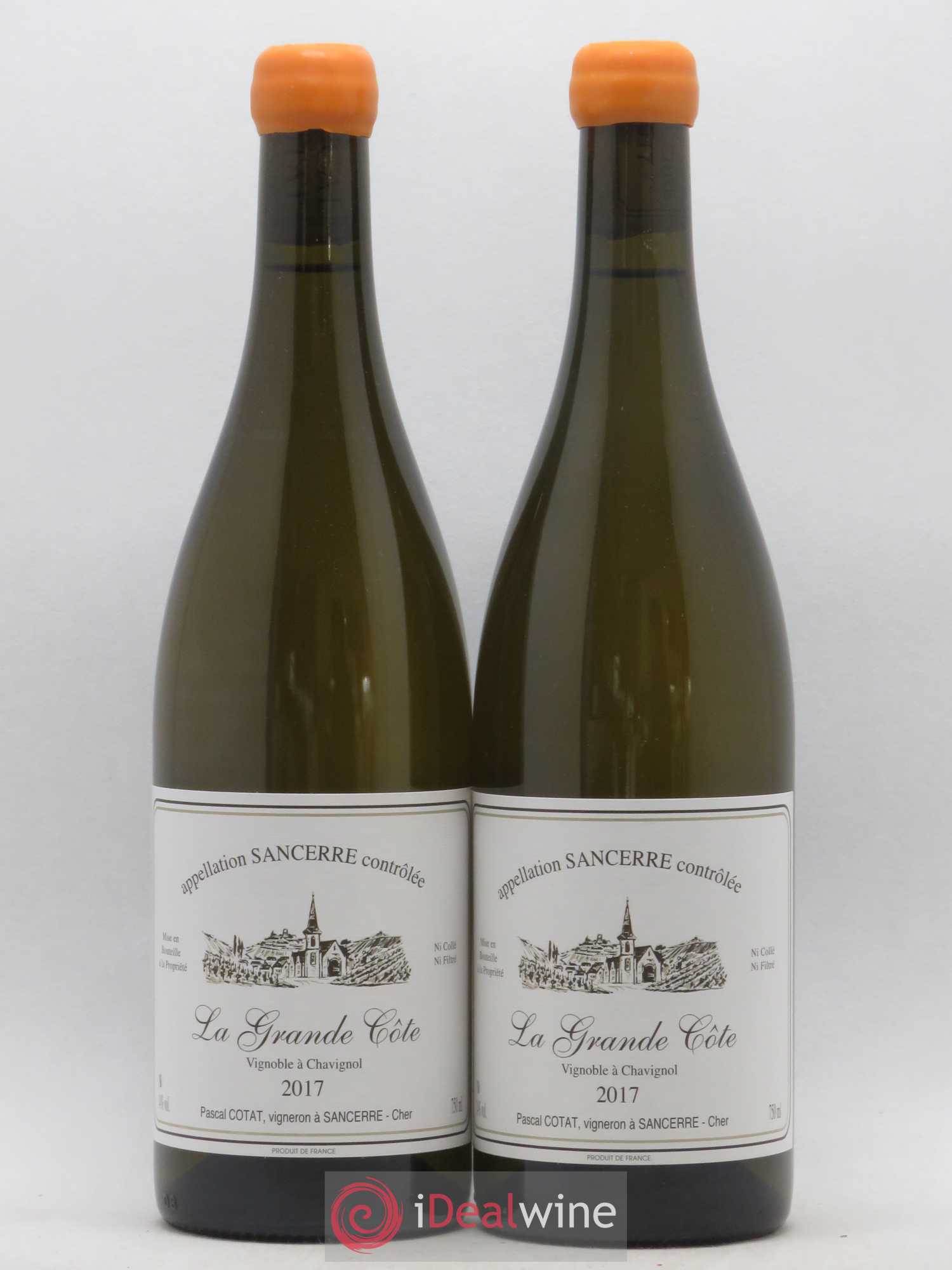 Sancerre La Grande Côte Pascal Cotat (senza prezzo di riserva) 2017 - Lotto di 2 bottiglie - 0