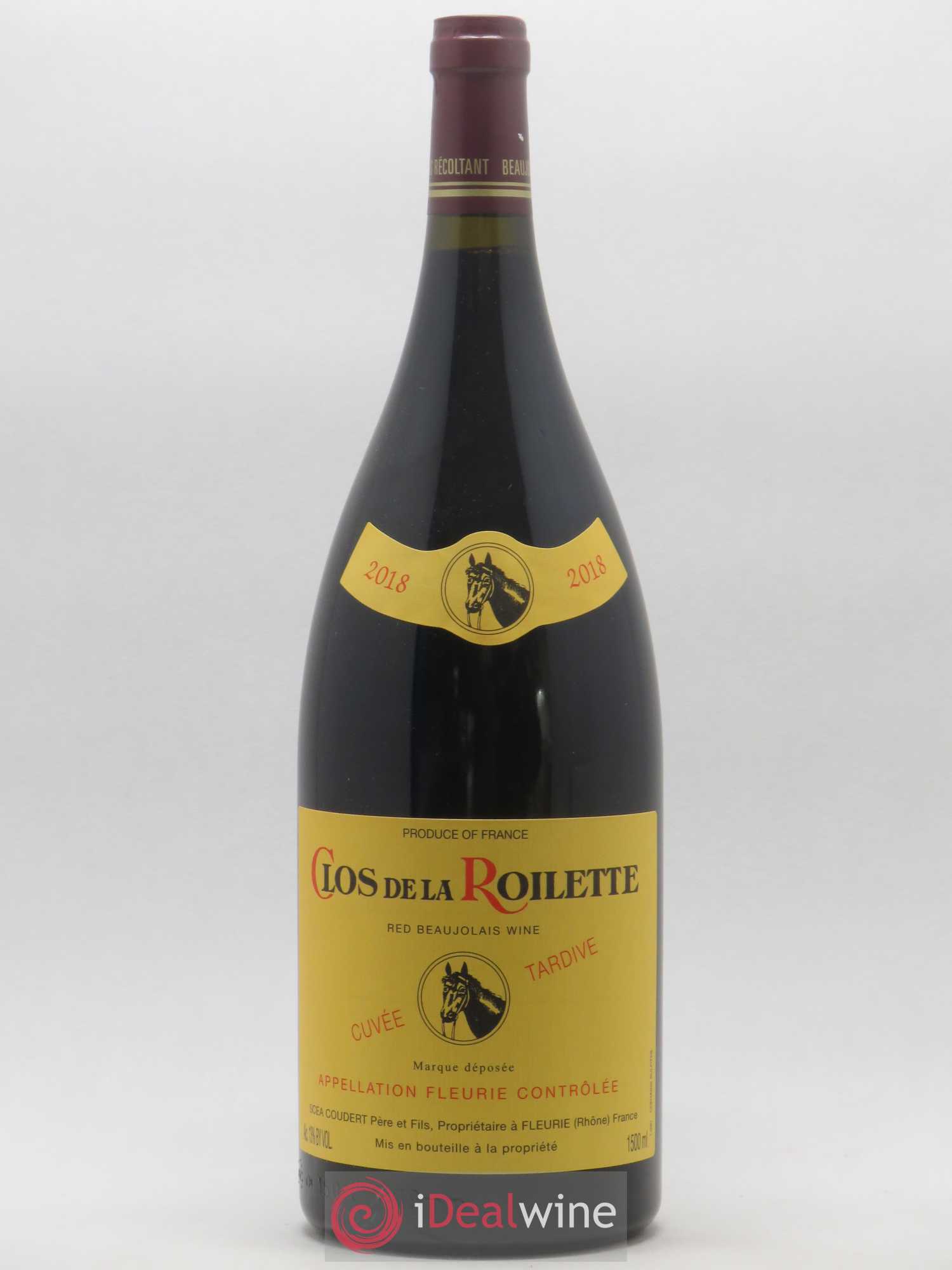 Fleurie Cuvée Tardive Clos de la Roilette 2018 - Lot de 1 magnum - 0