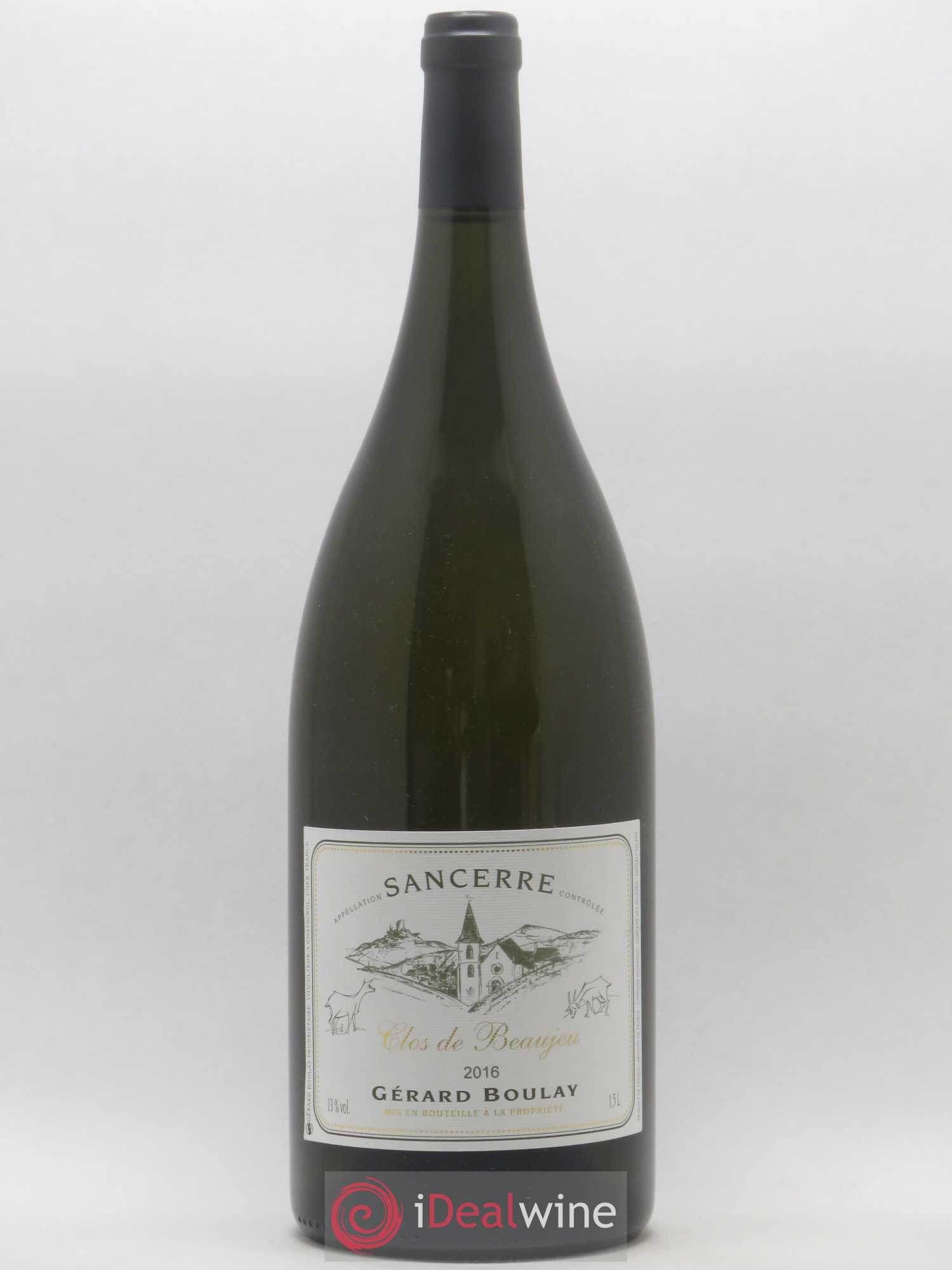 Sancerre Clos de Beaujeu Gérard Boulay (sans prix de réserve) 2016 - Lot de 1 magnum - 0