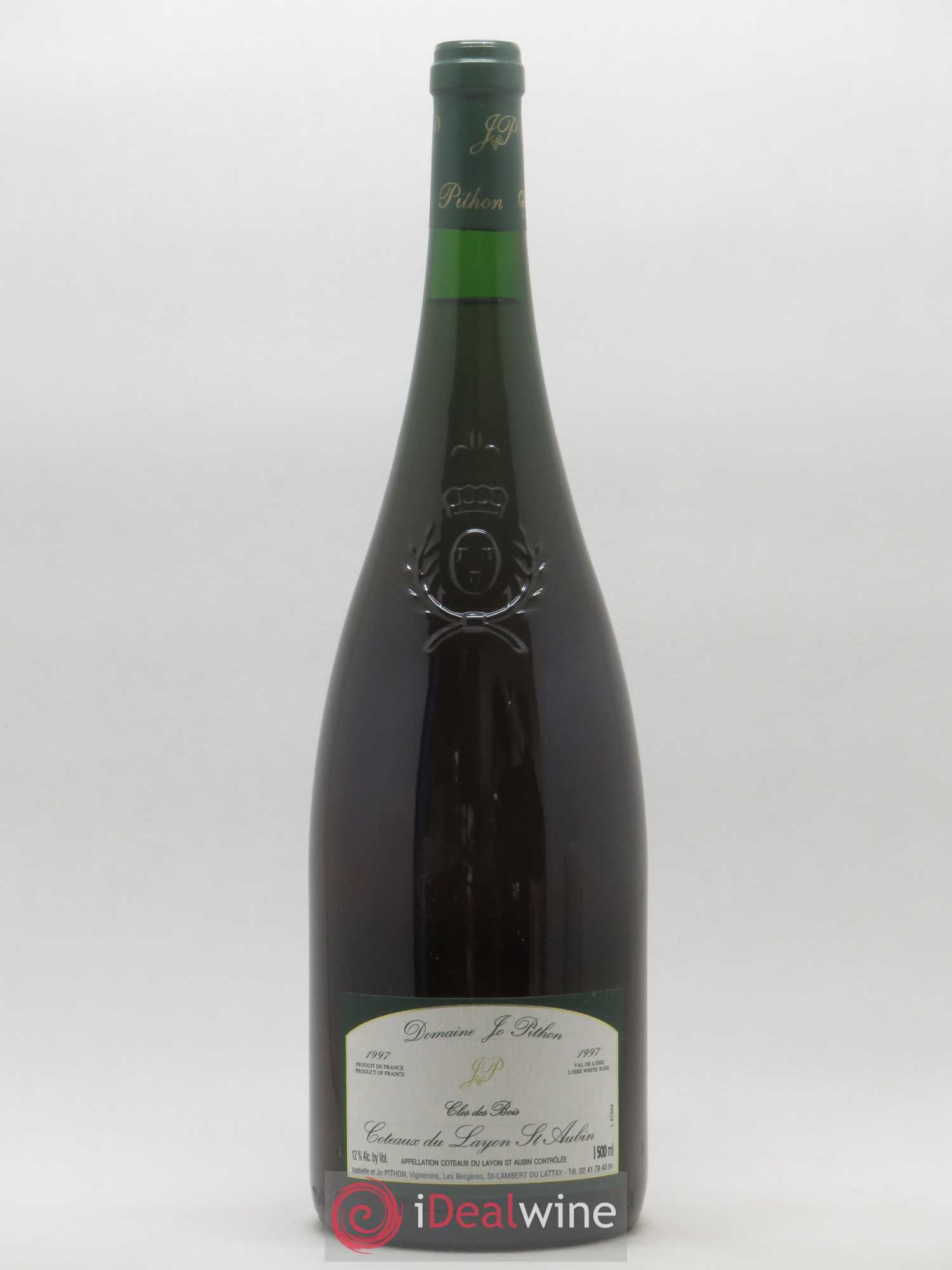 Coteaux du Layon Saint Aubin Clos des Bois Domaine Jo Pithon 1997 - Lotto di 1 magnum - 0