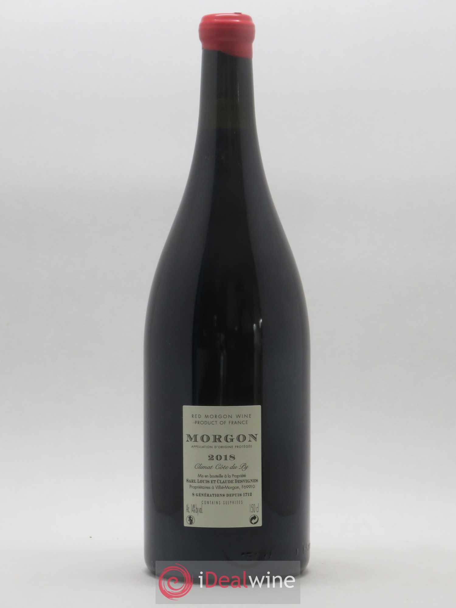 Morgon Côte du Py Louis-Claude Desvignes (sans prix de réserve) 2018 - Lot de 1 magnum - 1