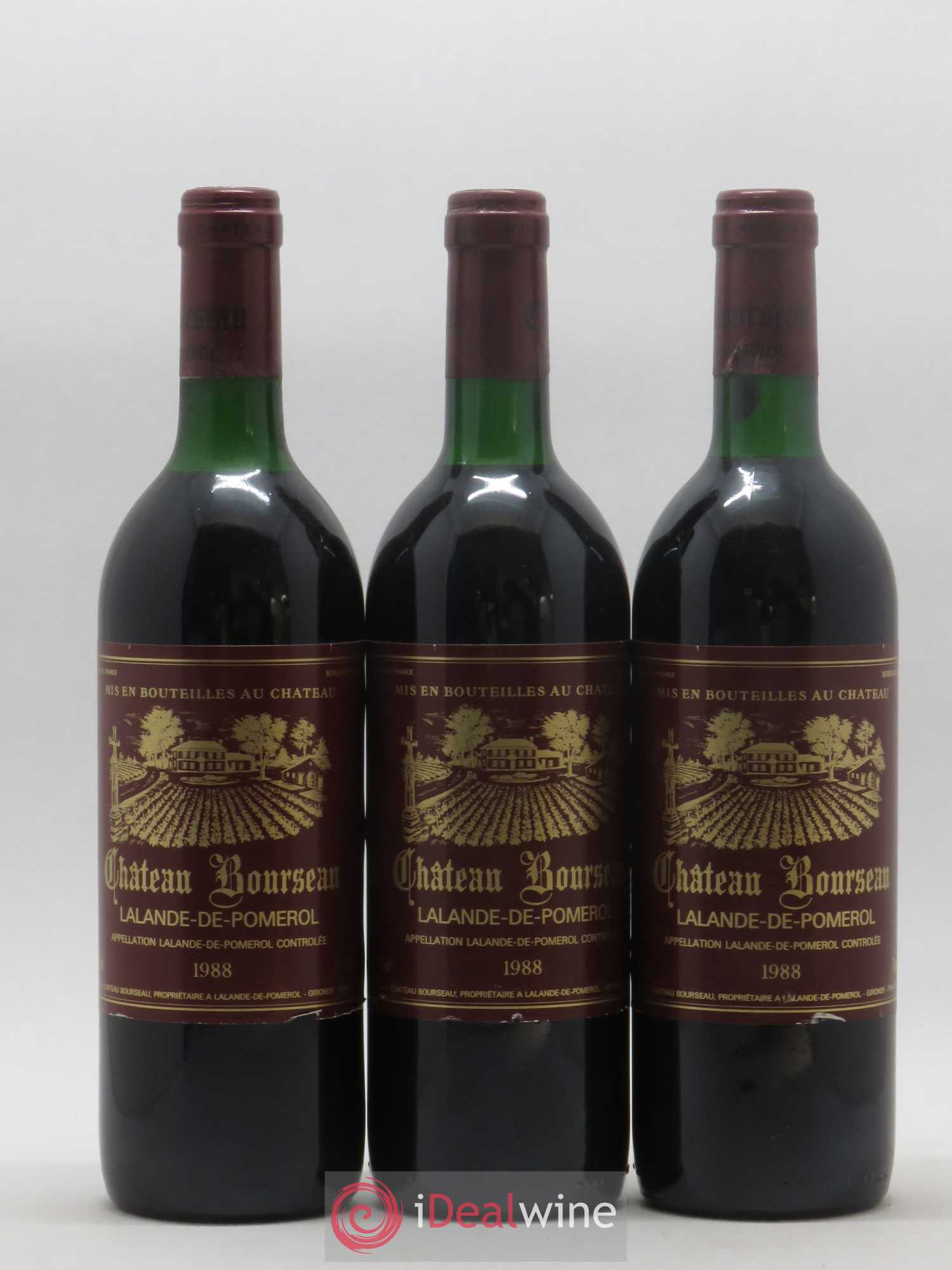 Lalande-de-Pomerol Château Bourseau (sans prix de réserve) 1988 - Posten von 12 Flaschen - 4