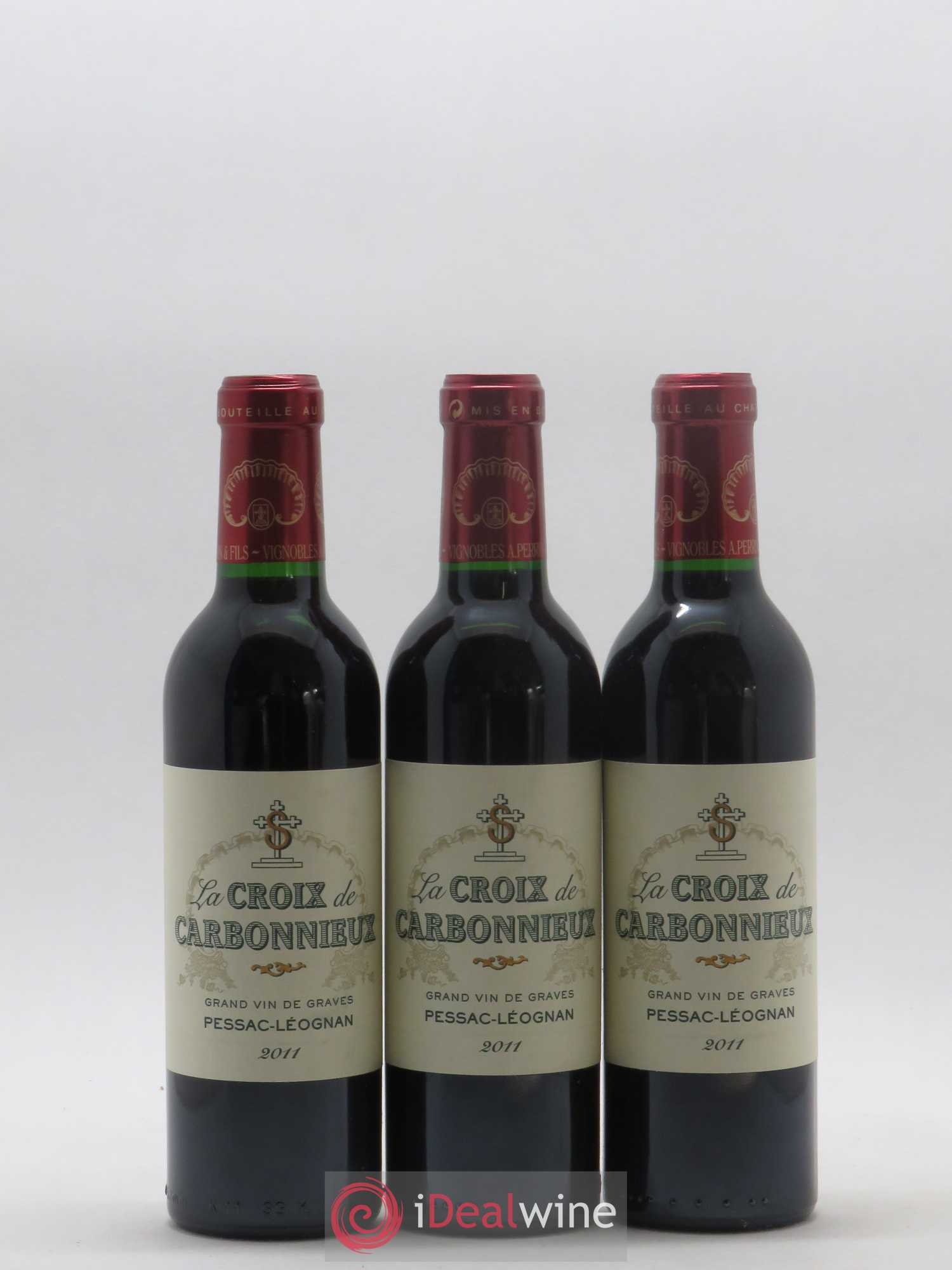 La Croix de Carbonnieux  (no reserve) 2011 - Lot of 12 half-bottles - 1