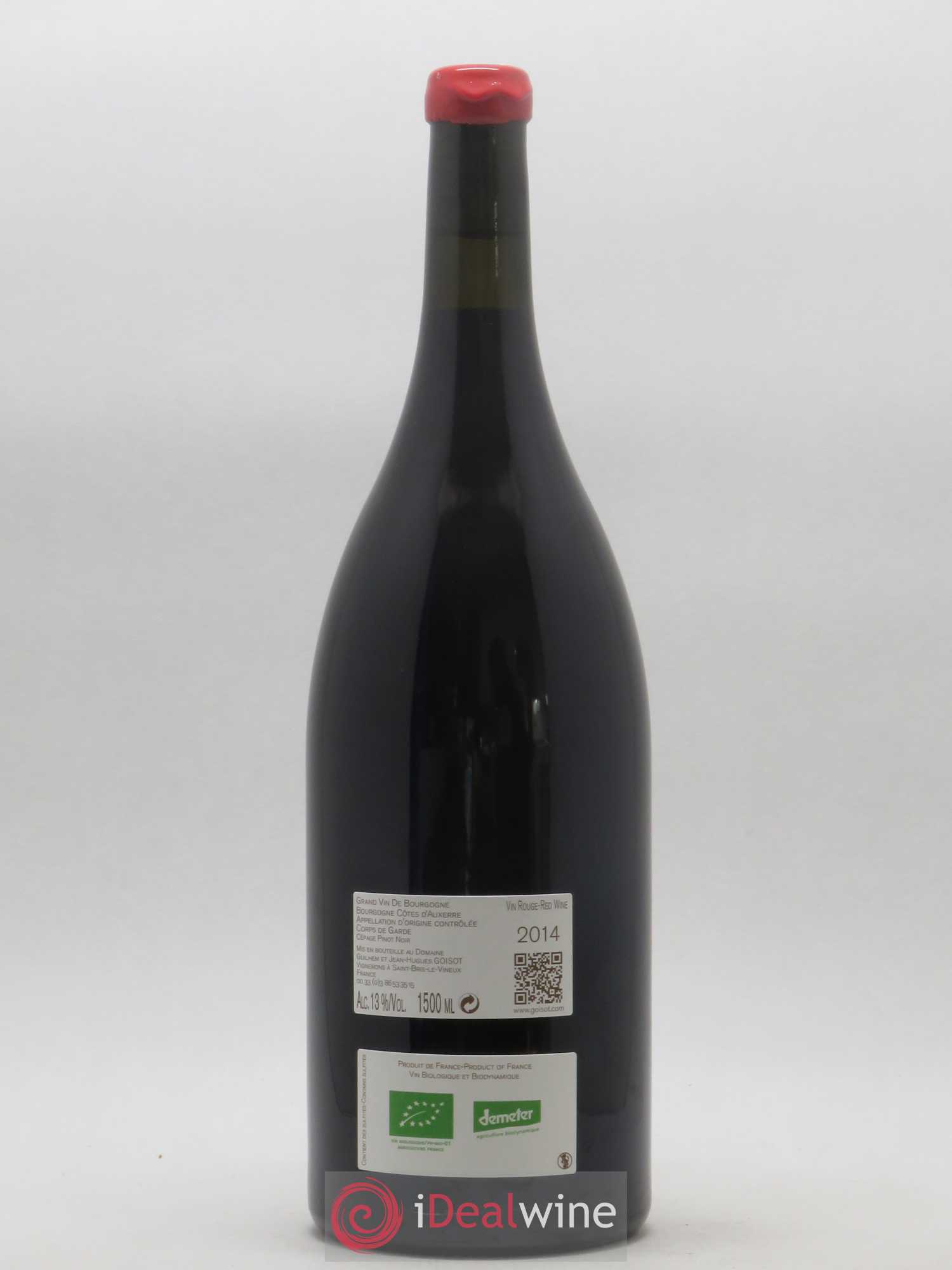 Bourgogne Côtes d'Auxerre Corps de Garde Goisot 2014 - Lot de 1 magnum - 1