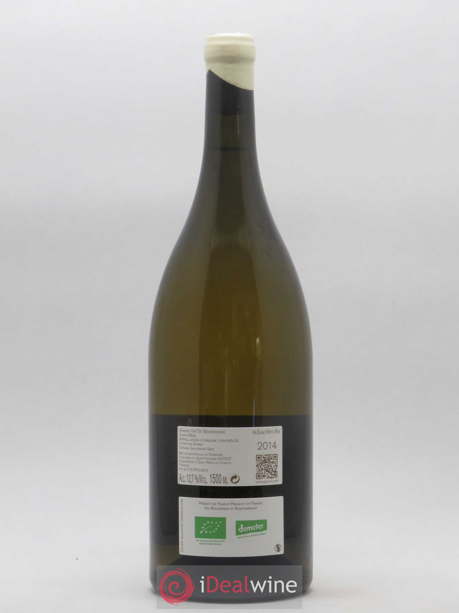 Saint-Bris Corps de Garde Goisot 2014 - Lot de 1 magnum - 1
