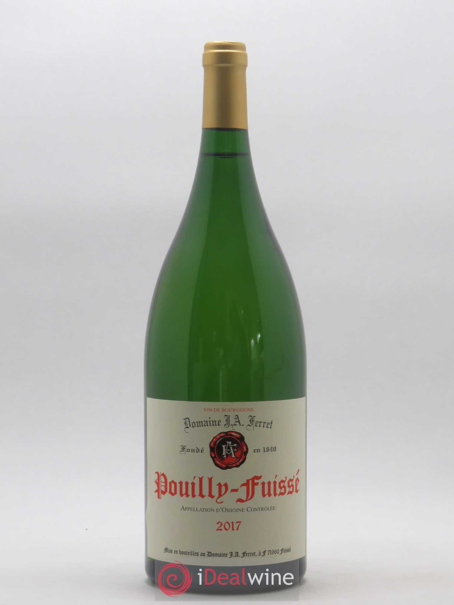 Pouilly-Fuissé J.A. Ferret (Domaine) (sans prix de réserve) 2017 - Lot de 1 magnum - 0