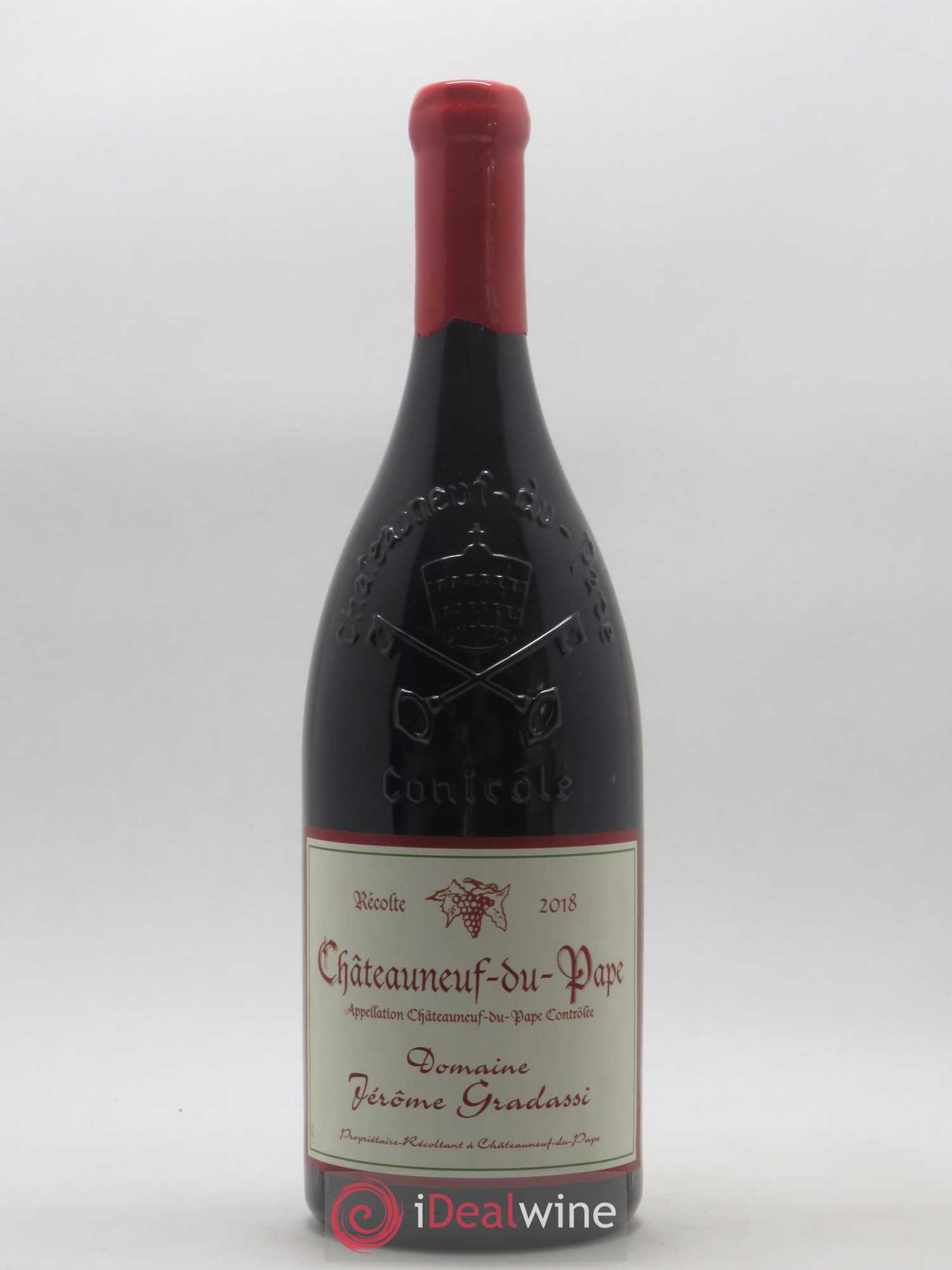 Châteauneuf-du-Pape Jerôme Gradassi 2018 - Lot de 1 magnum - 0