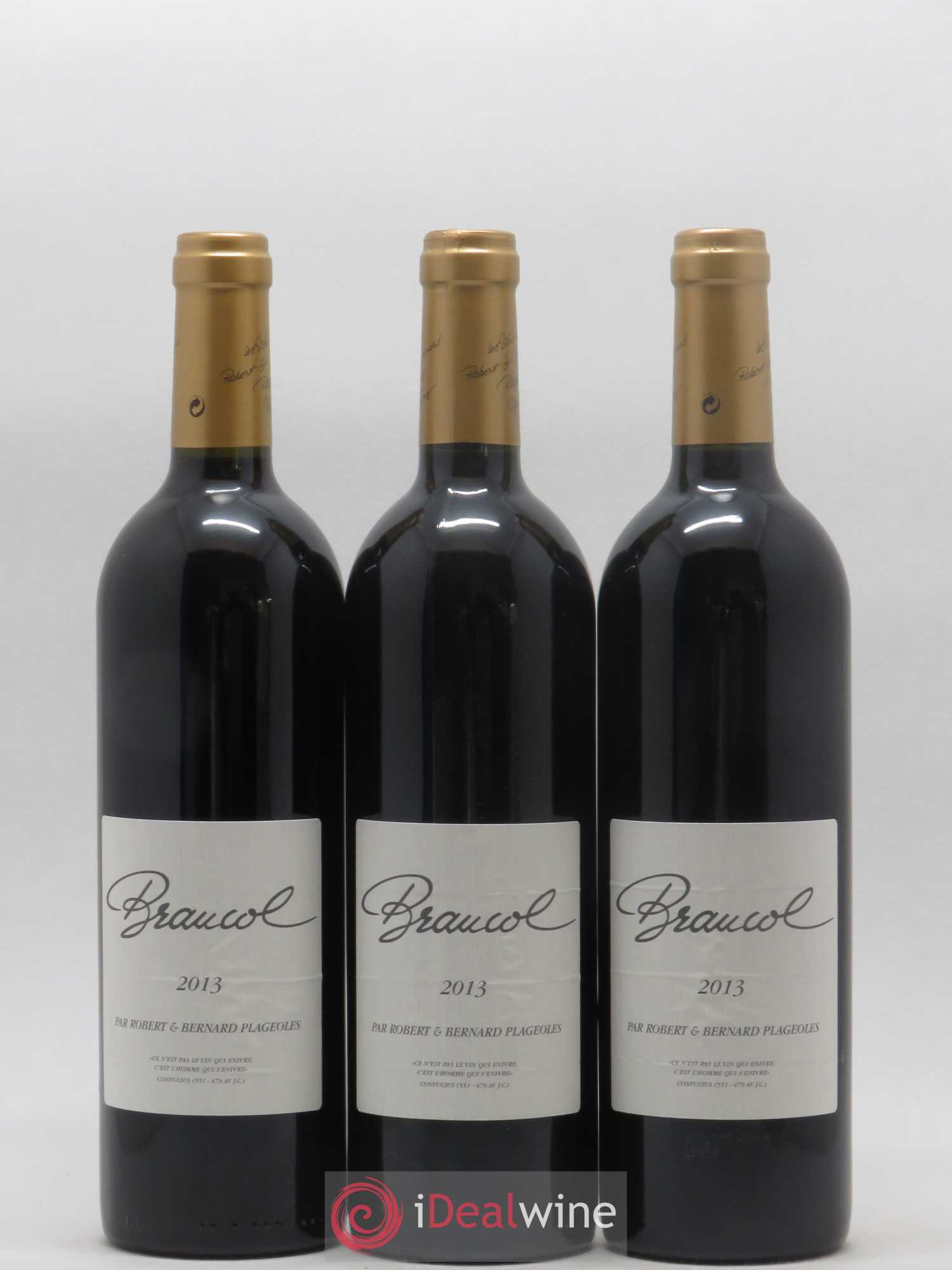 Gaillac Braucol Domaine Plageoles (sans prix de réserve) 2013 - Posten von 3 Flaschen - 0