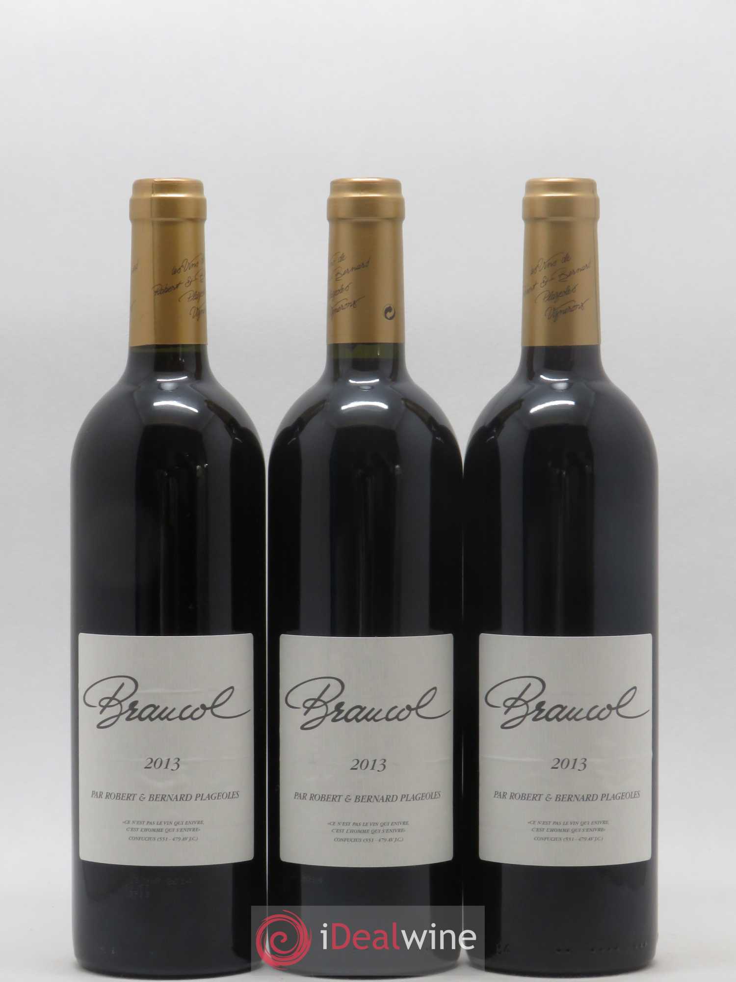 Gaillac Braucol Domaine Plageoles (sans prix de réserve) 2013 - Posten von 3 Flaschen - 0