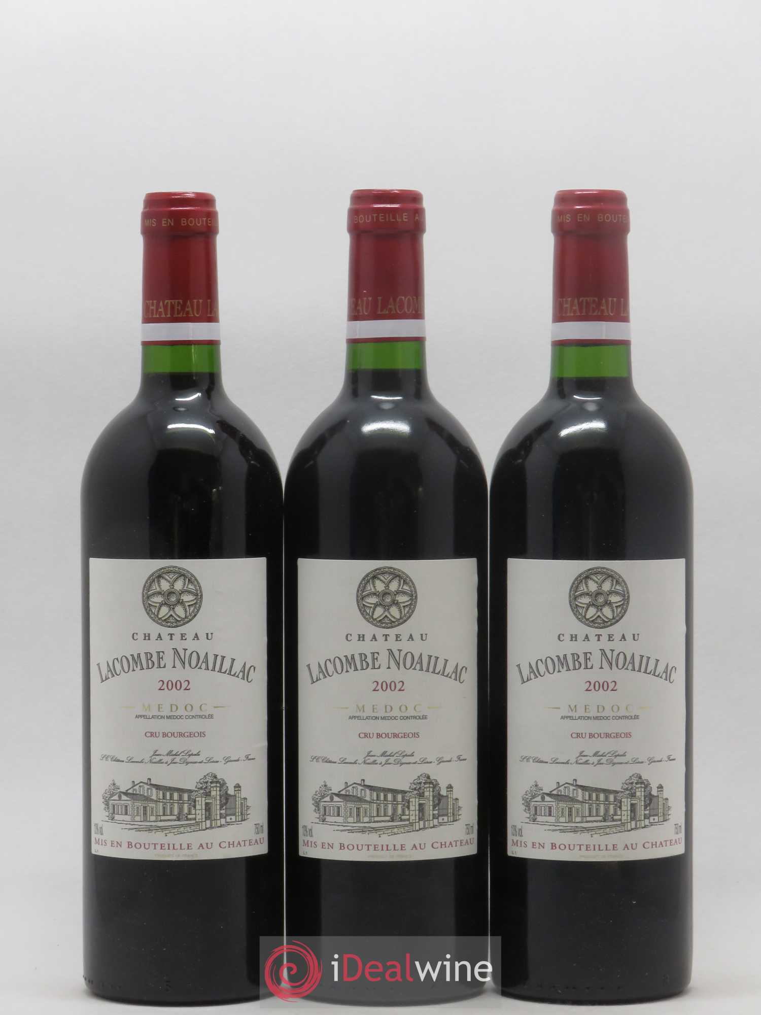 Médoc Château Lacombe Noaillac (no reserve) 2002 - Lot of 6 bottles - 2