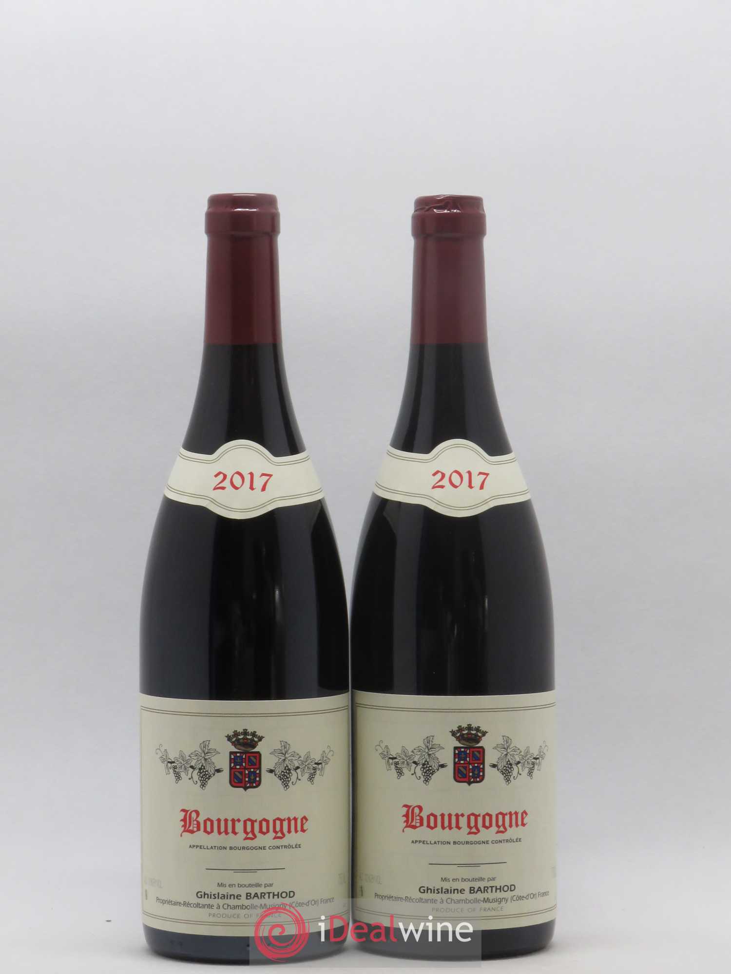 Bourgogne Ghislaine Barthod 2017 - Lot de 2 bouteilles - 0