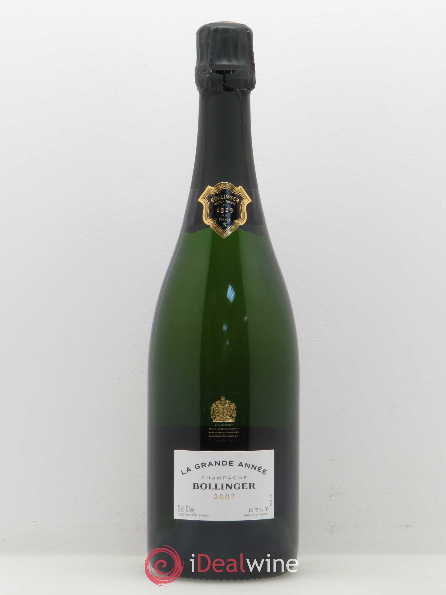 La Grande Année Brut Bollinger 2007 - Lot de 1 bouteille - 0