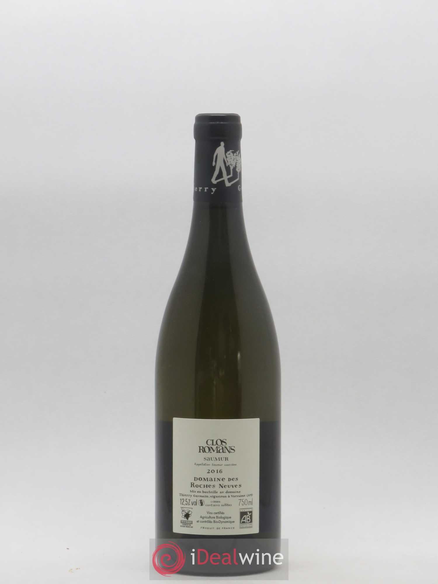 Saumur Clos Romans Domaine des Roches Neuves - Thierry Germain 2016 - Lot de 1 bouteille - 1