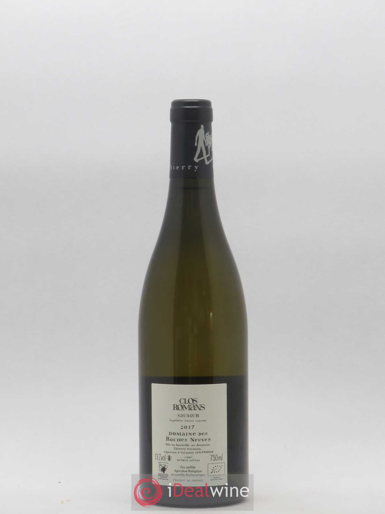 Saumur Clos Romans Domaine des Roches Neuves - Thierry Germain  (sans prix de réserve) 2017 - Lot de 1 bouteille - 1