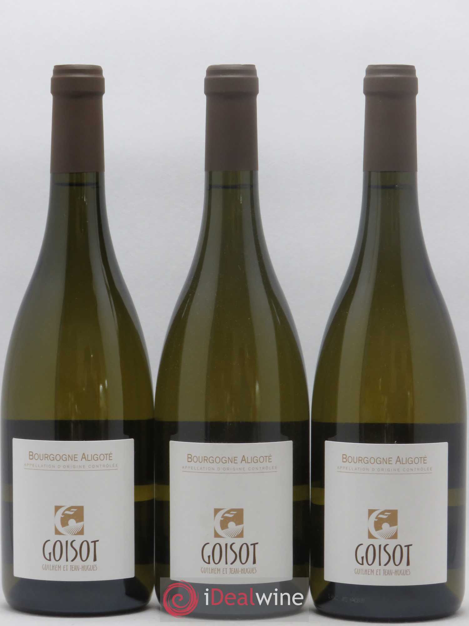 Bourgogne aligoté Domaine Goisot (sans prix de réserve) 2018 - Posten von 3 Flaschen - 0