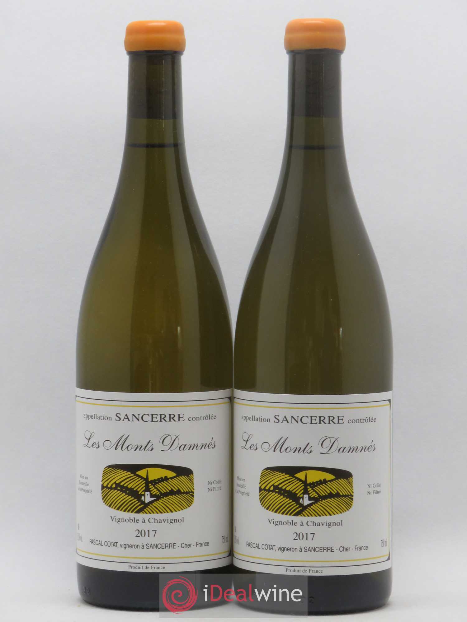 Sancerre Les Monts Damnés Pascal Cotat 2017 - Lot de 2 bouteilles - 0