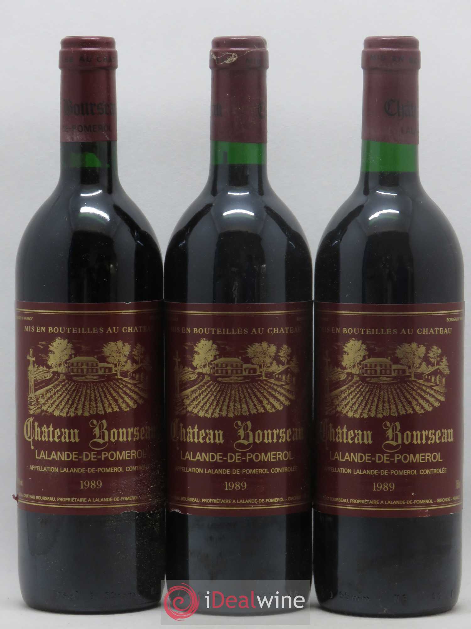 Lalande-de-Pomerol Château Bourseau (sans prix de réserve) 1989 - Posten von 12 Flaschen - 2