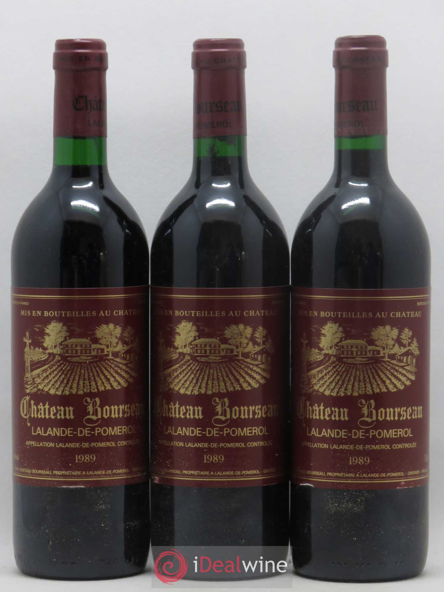 Lalande-de-Pomerol Château Bourseau (sans prix de réserve) 1989 - Posten von 12 Flaschen - 3