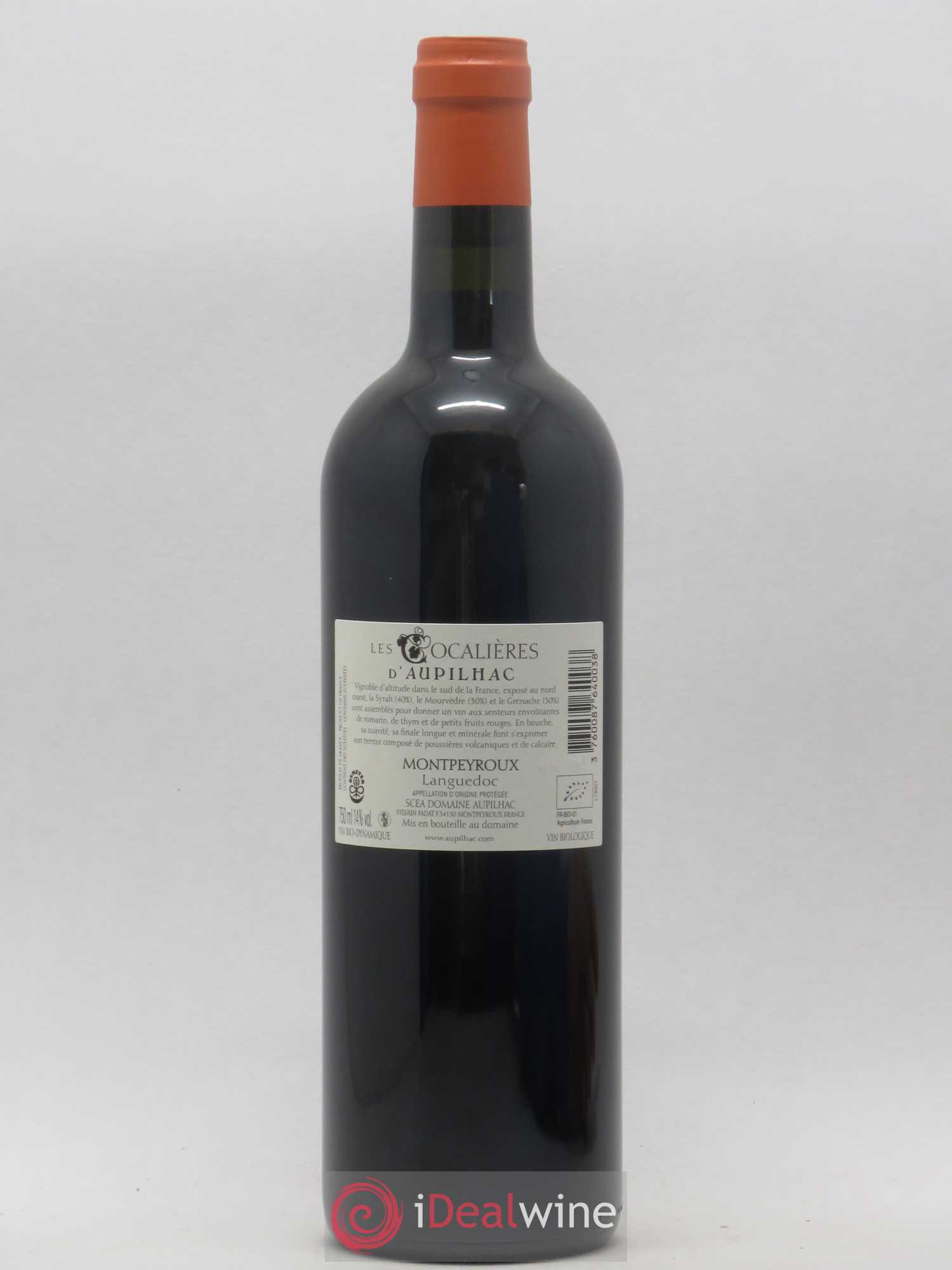 Coteaux du Languedoc Aupilhac (Domaine d') Les Cocalières 2018 - Lot de 1 bouteille - 1
