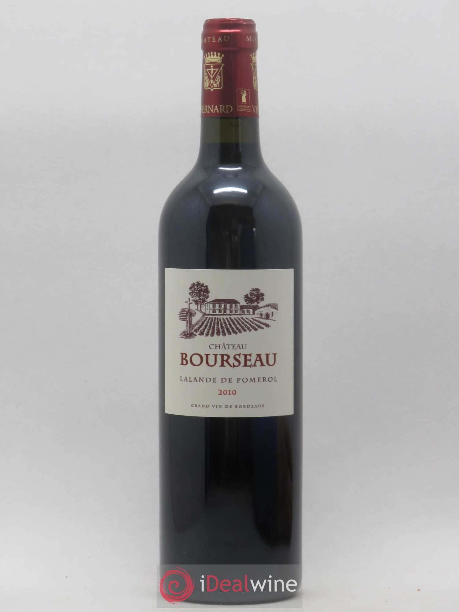 Lalande-de-Pomerol Château Bourseau 2010 - Lot de 1 bouteille - 0