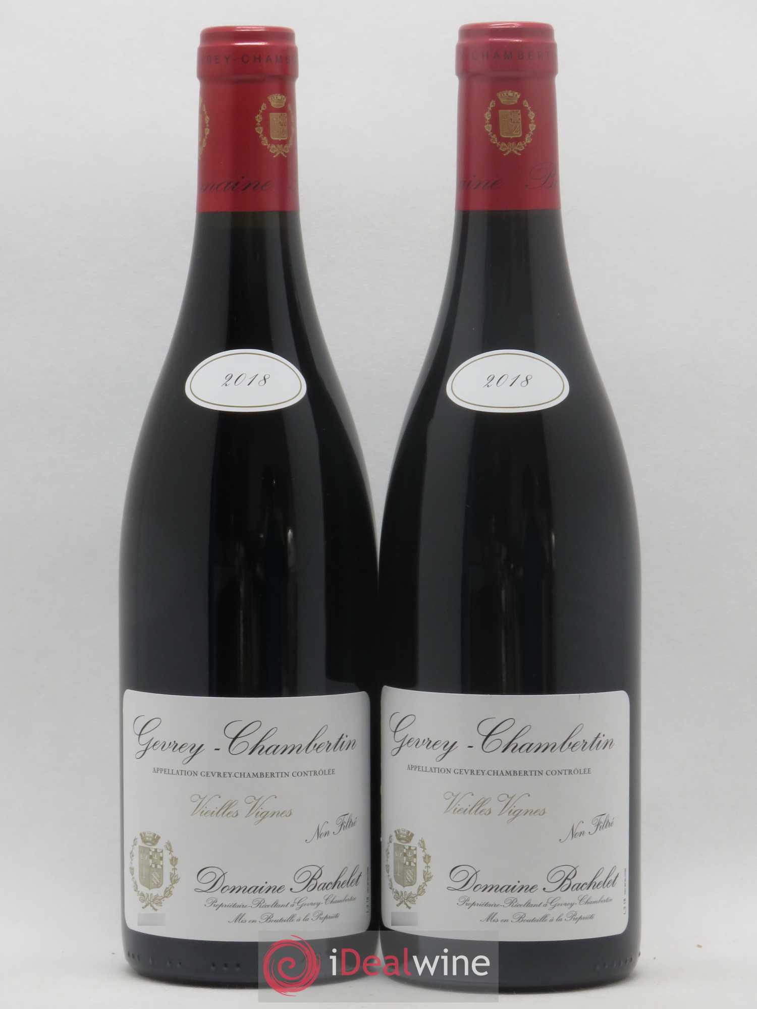 Gevrey-Chambertin Vieilles Vignes Denis Bachelet (Domaine) 2018 - Lot de 2 bouteilles - 0