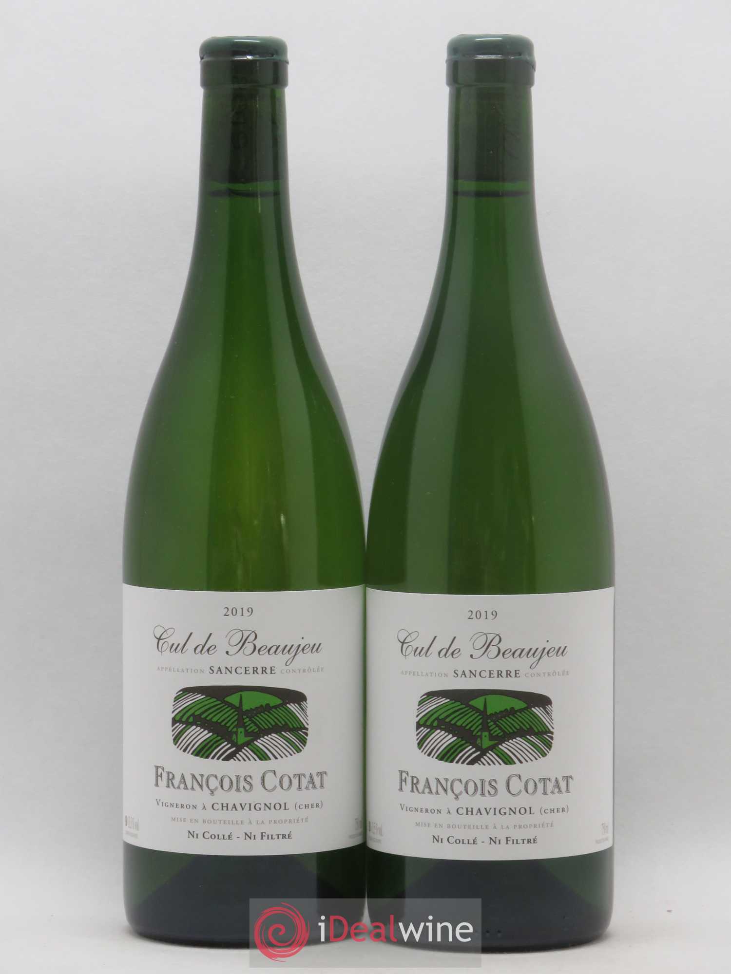 Sancerre Les Culs de Beaujeu François Cotat 2019 - Lot de 2 bouteilles - 0