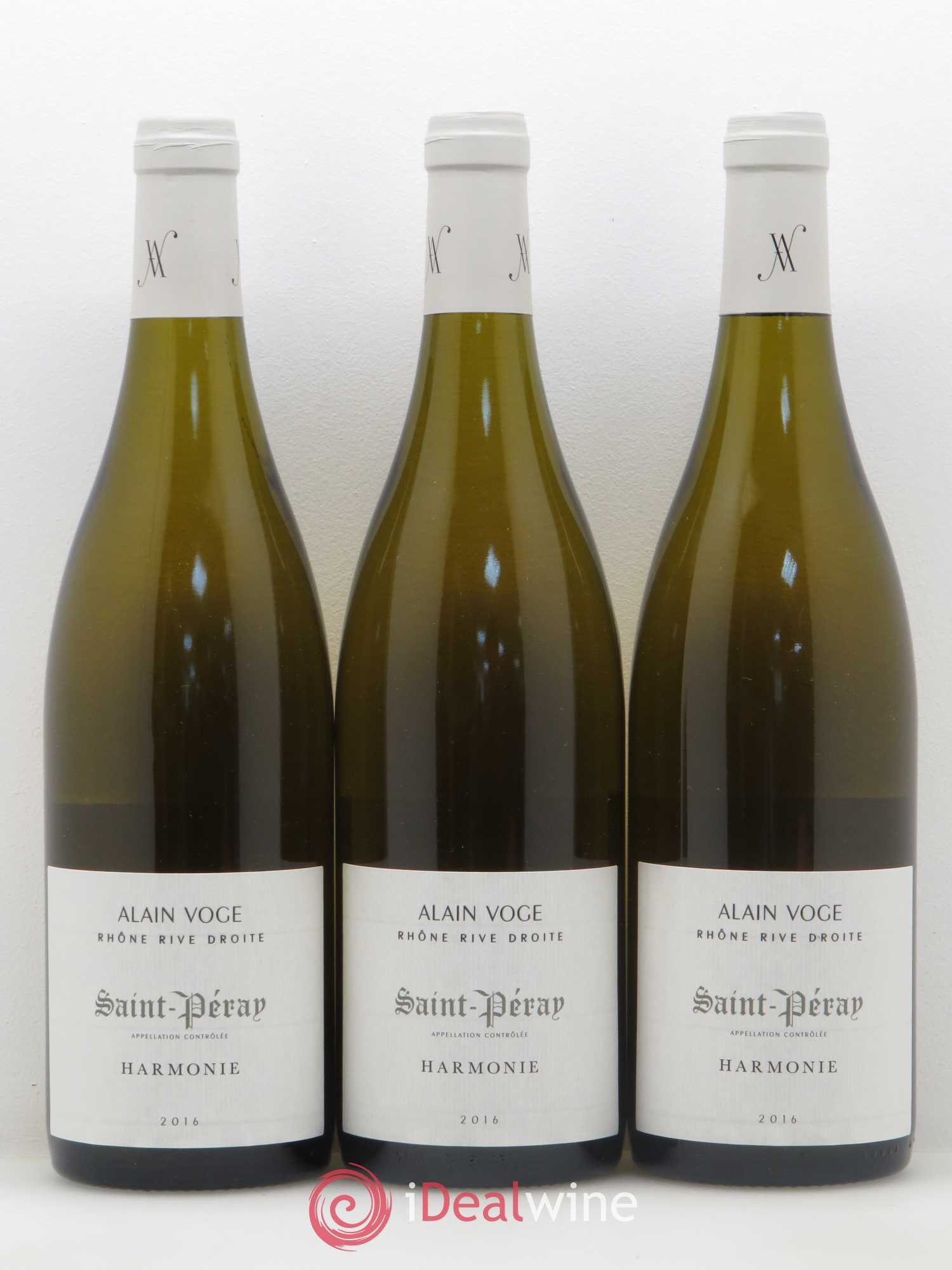 Saint-Péray Harmonie Alain Voge (Domaine) (sans prix de réserve) 2016 - Lot de 3 bouteilles - 0