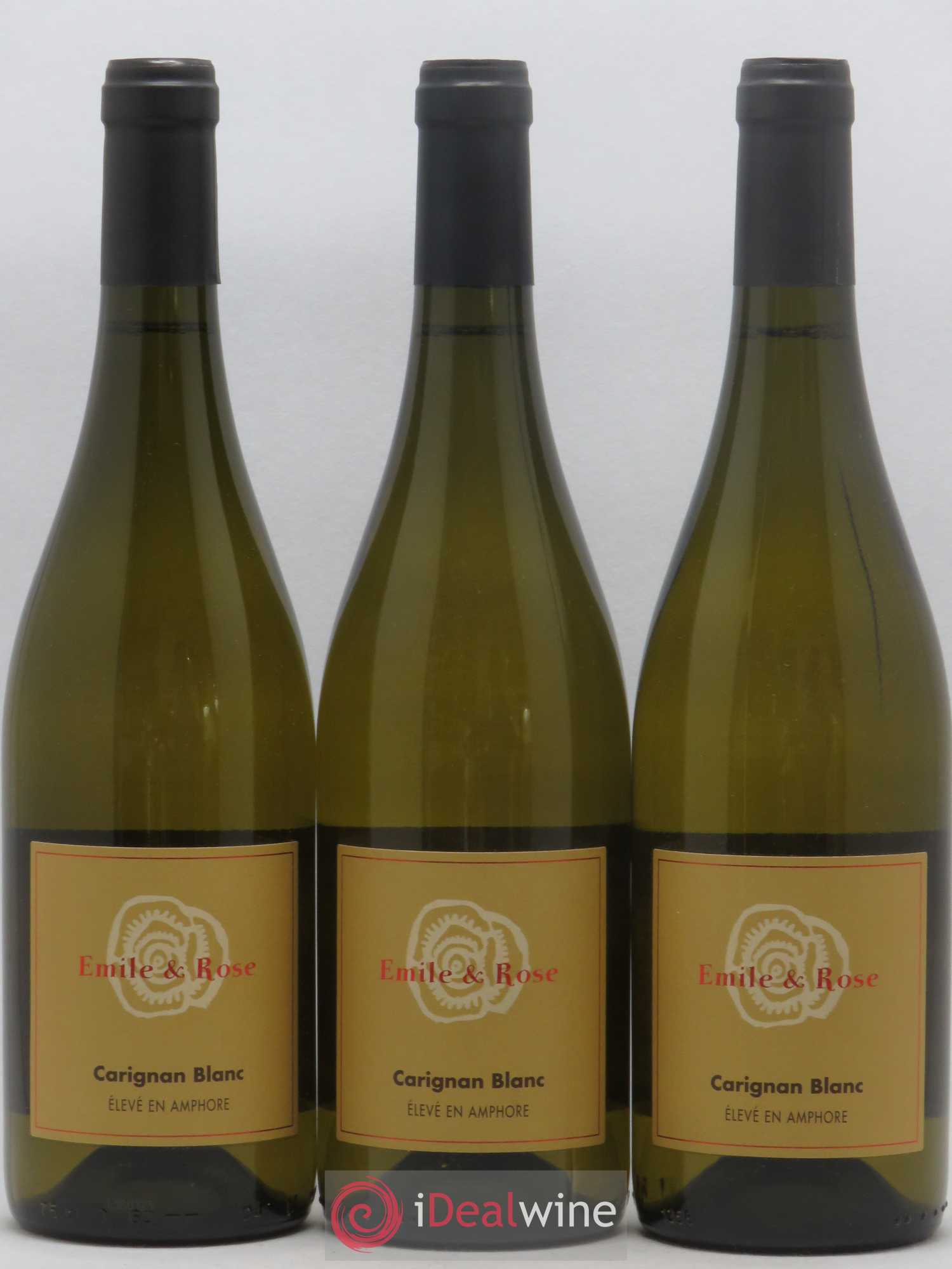 Languedoc IGP Coteaux de Béziers Carignan blanc Domaine d'Emile et Rose (sans prix de réserve) 2017 - Posten von 3 Flaschen - 0