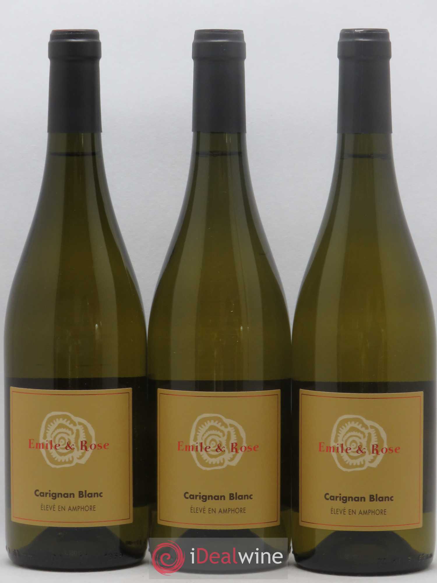 Languedoc IGP Coteaux de Béziers Carignan blanc Domaine d'Emile et Rose (sans prix de réserve) 2017 - Posten von 3 Flaschen - 0