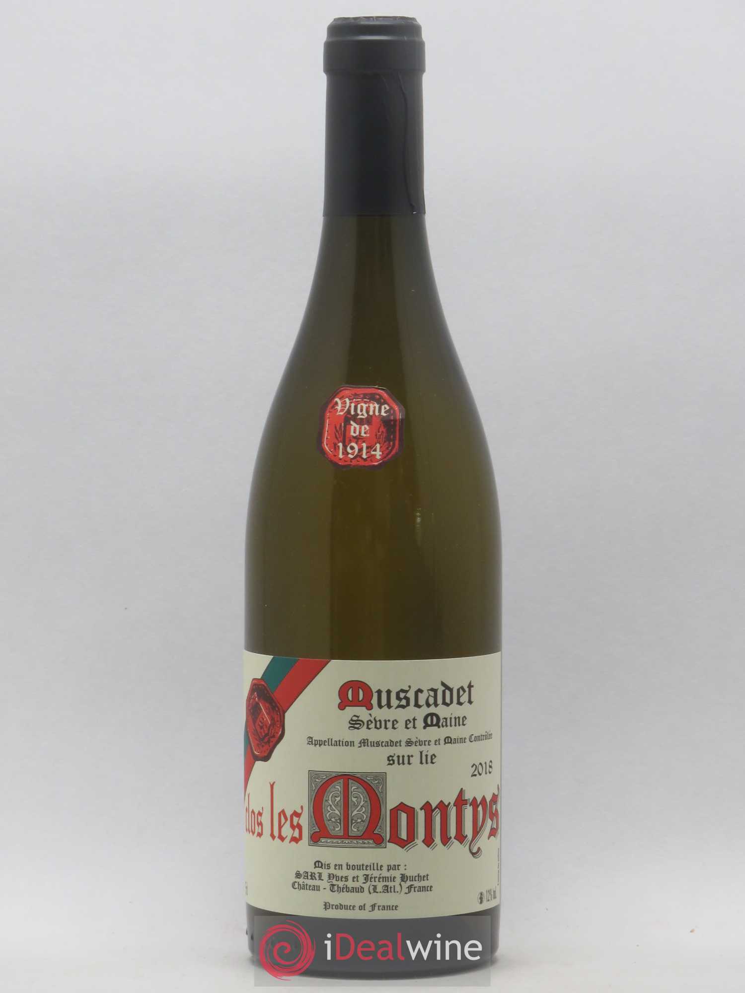 Muscadet-Sèvre-et-Maine Clos Les Montys Domaine Chauviniere Jeremie Huchet (sans prix de réserve) 2018 - Posten von 1 Flasche - 0