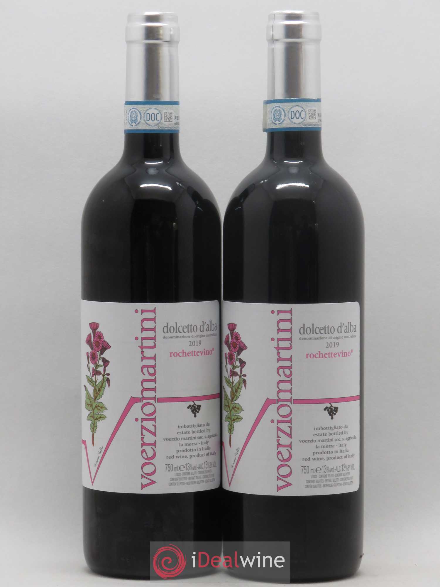 Dolcetto d'Alba DOC Rochettevino Voerzio Martini (sans prix de réserve) 2019 - Posten von 2 Flaschen - 0