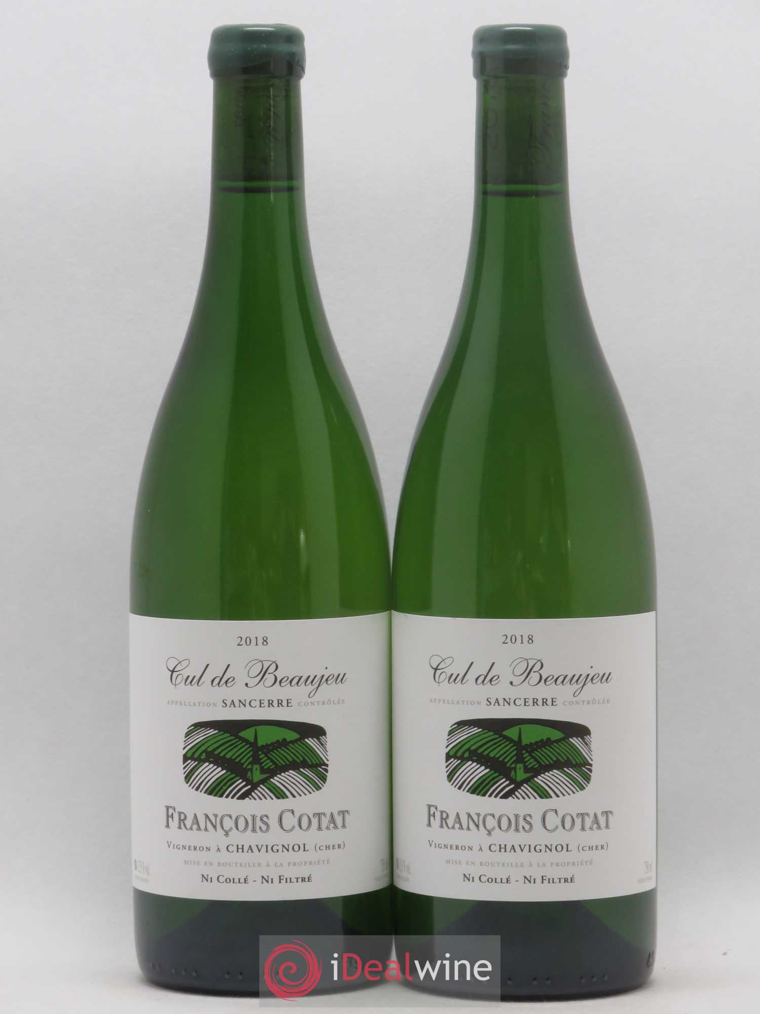 Sancerre Les Culs de Beaujeu François Cotat 2018 - Lot de 2 bouteilles - 0