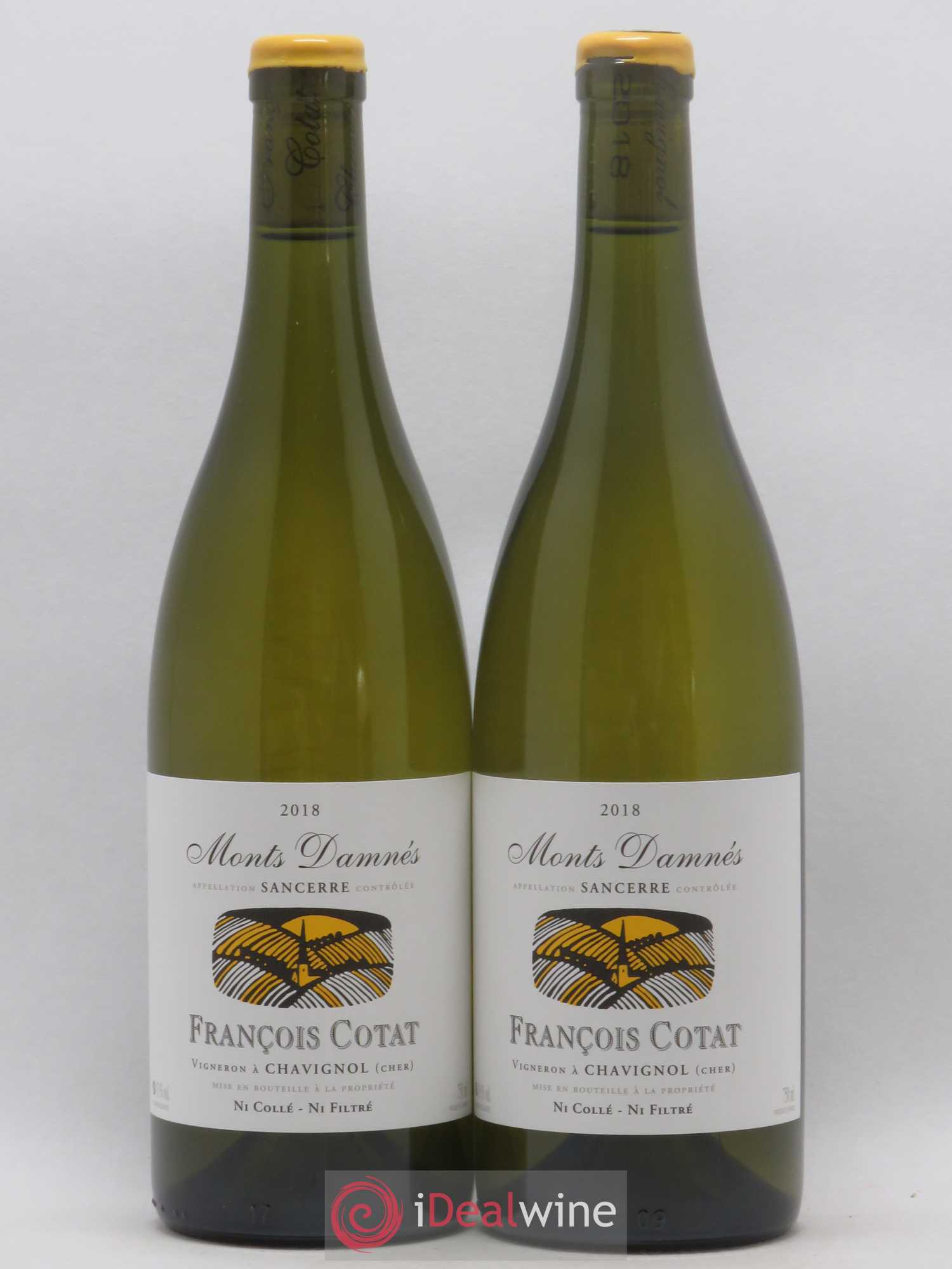 Sancerre Les Monts Damnés François Cotat 2018 - Lot de 2 bouteilles - 0