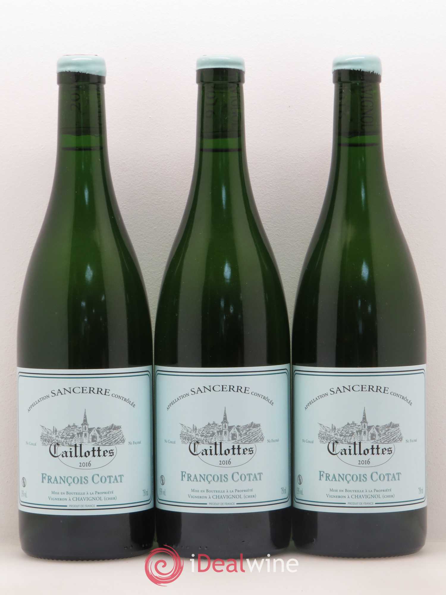 Sancerre Les Caillottes François Cotat 2016 - Lot de 3 bouteilles - 0