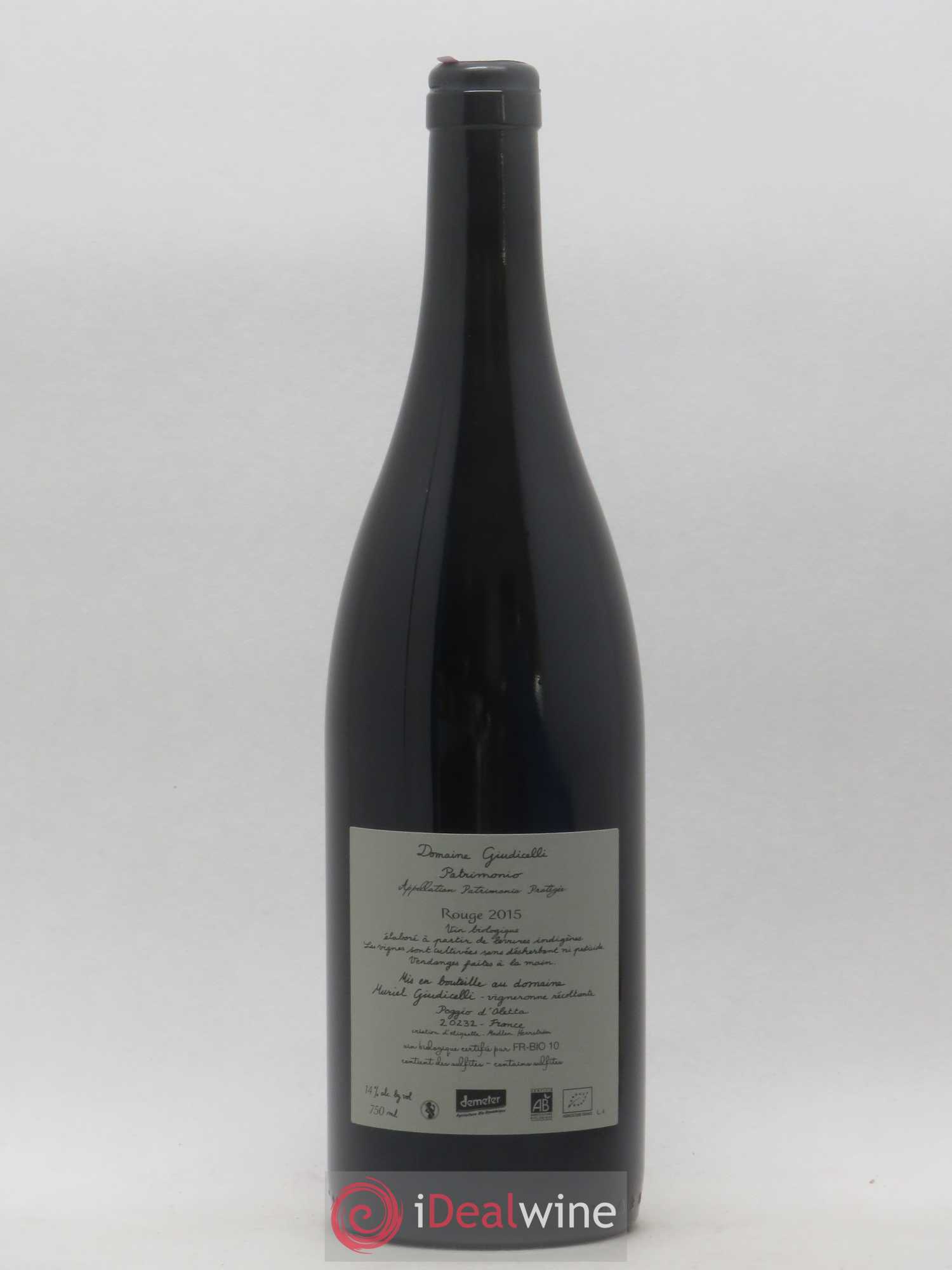 Patrimonio Domaine Giudicelli 2015 - Lot de 1 bouteille - 1