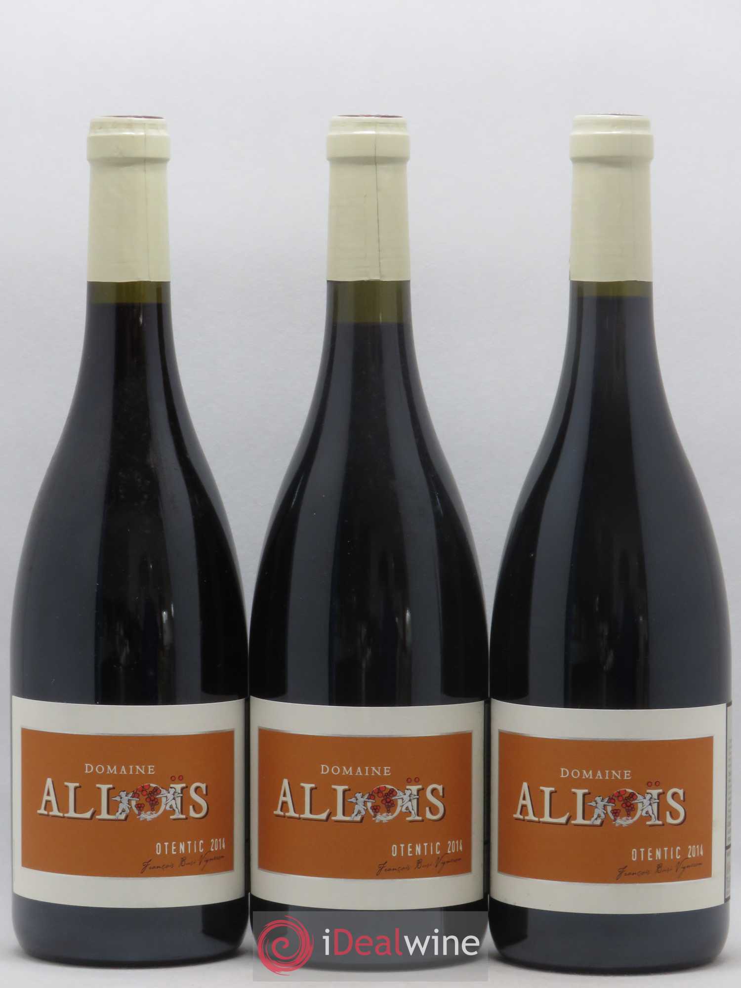 Ventoux Otentic Domaine Allois (sans prix de réserve) 2014 - Posten von 3 Flaschen - 0