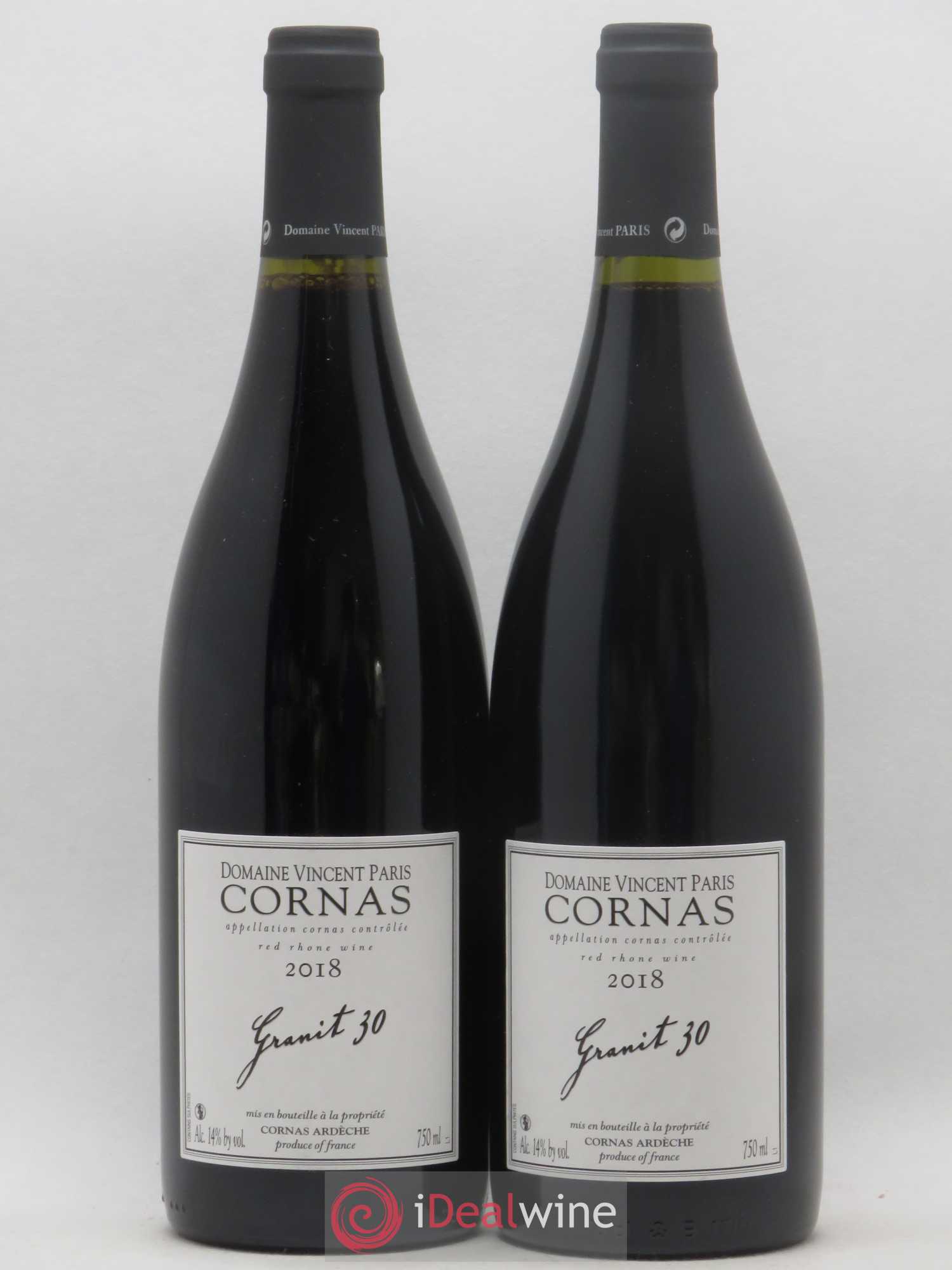 Cornas Granit 30 Vincent Paris 2018 - Lot de 2 bouteilles - 0