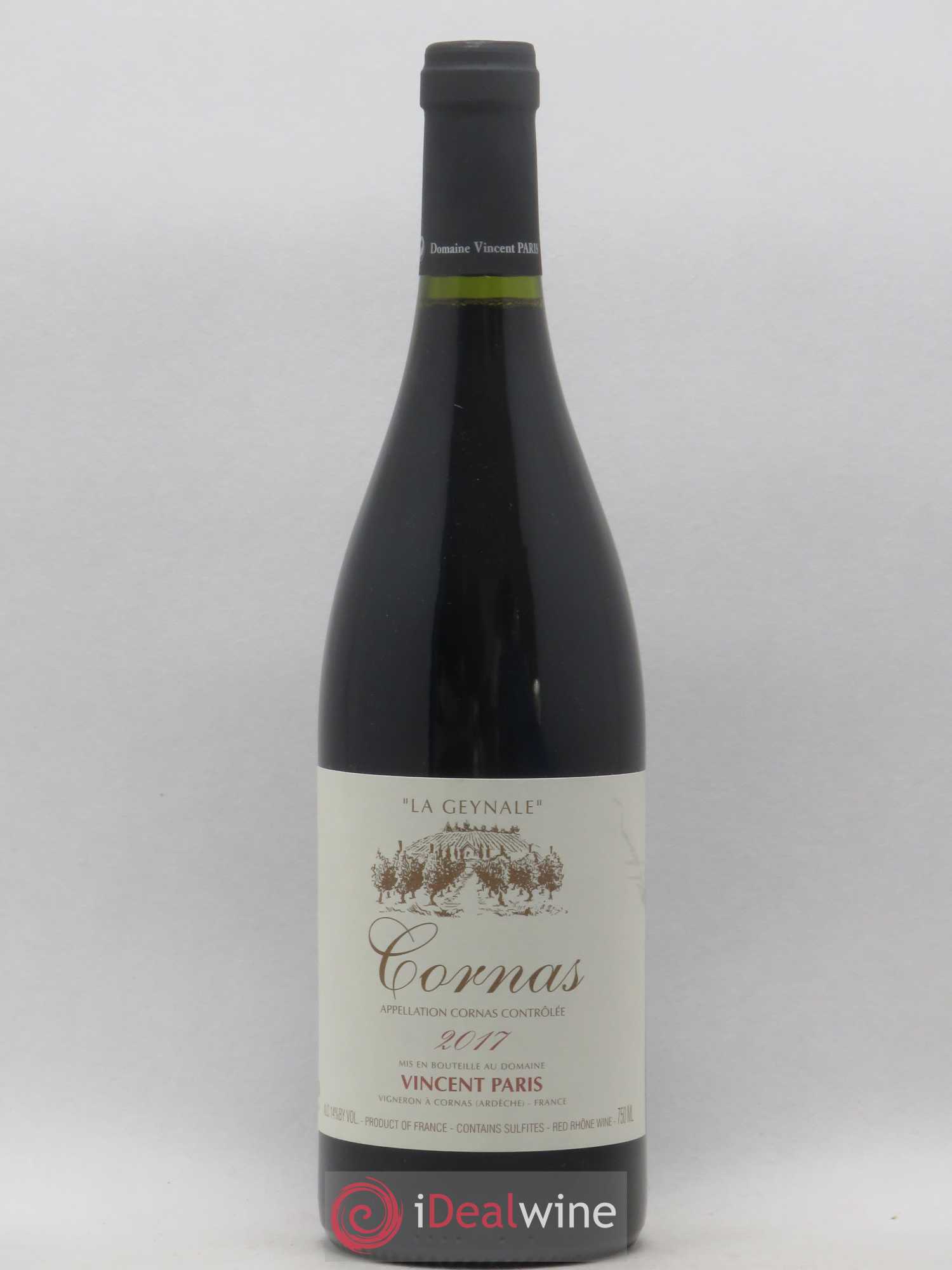 Cornas La Geynale Vincent Paris 2017 - Lot de 1 bouteille - 0