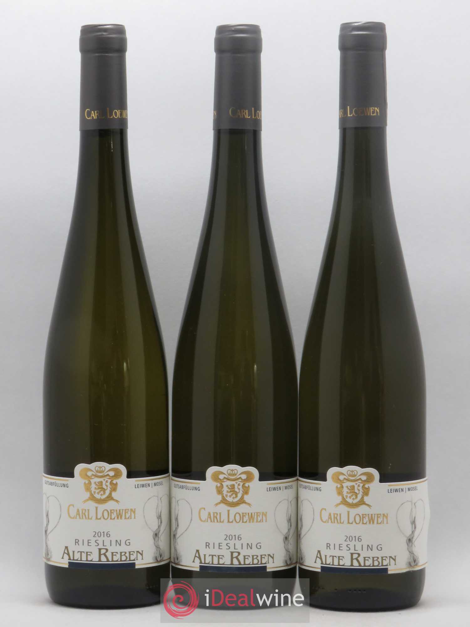 Riesling Alte Reben Carl Loewen (sans prix de réserve) 2016 - Posten von 3 Flaschen - 0