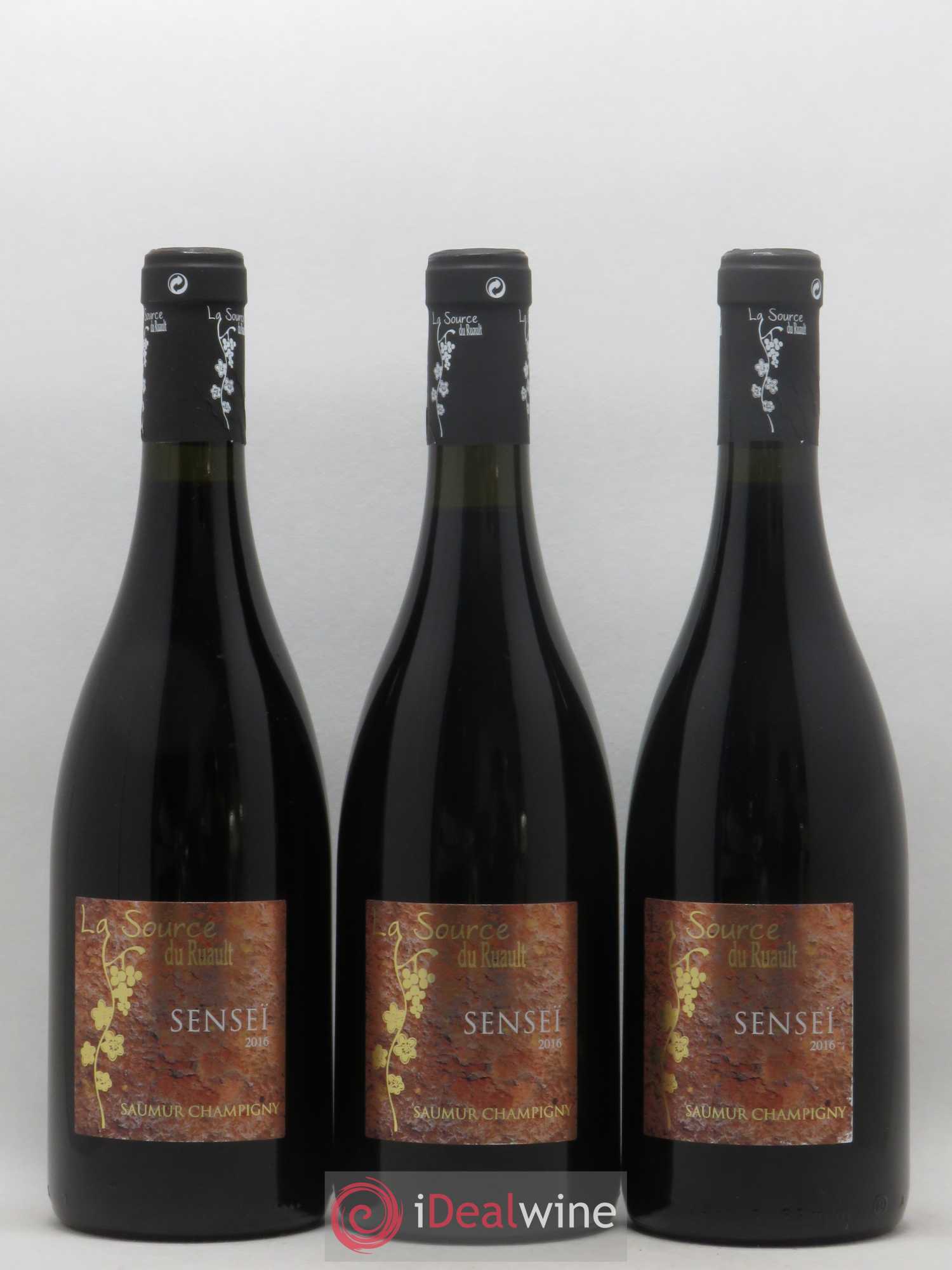 Saumur-Champigny La Source du Ruault Senseï (sans prix de réserve) 2016 - Posten von 3 Flaschen - 0