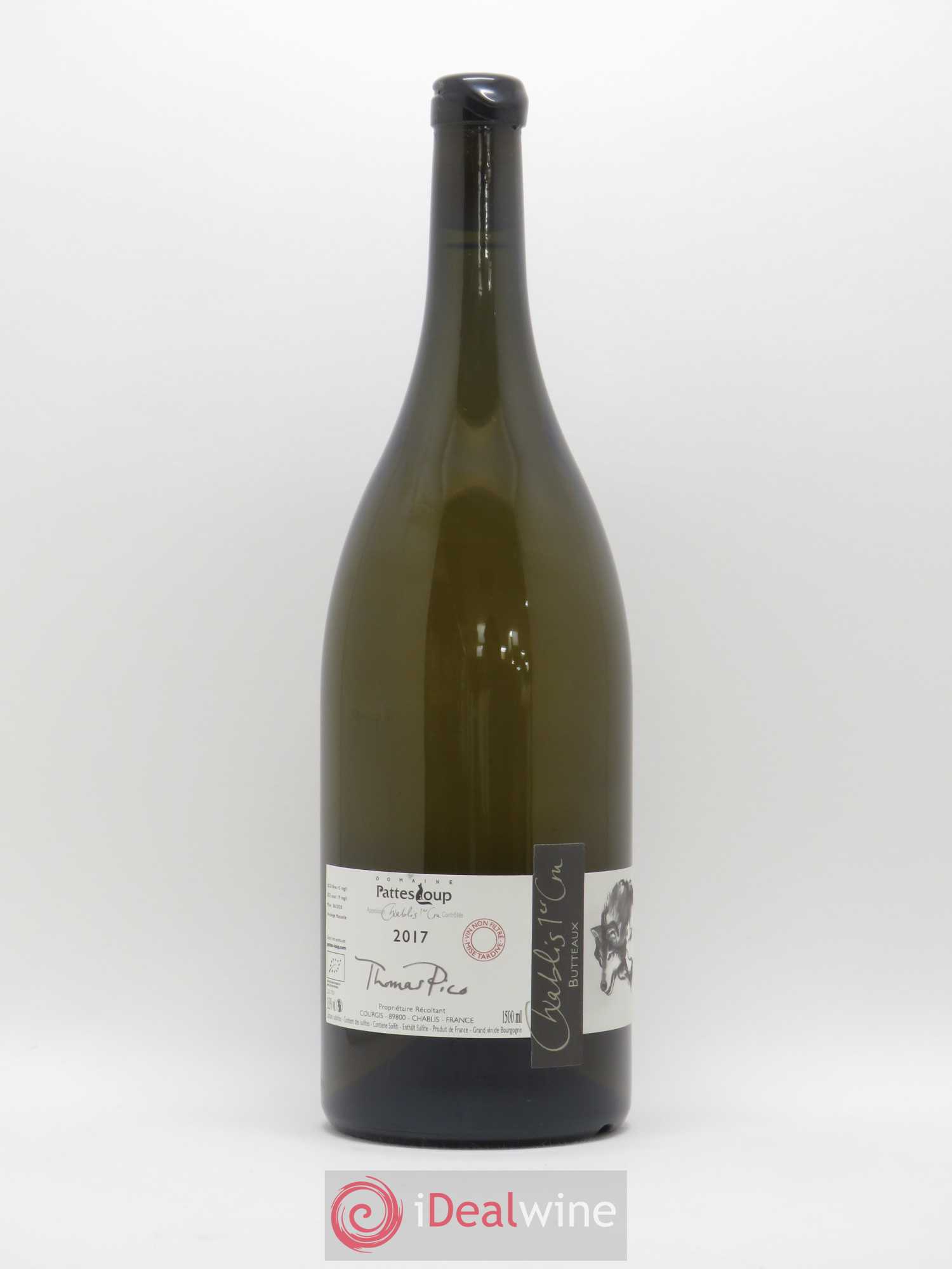 Chablis 1er Cru Butteaux Pattes Loup (Domaine) 2017 - Posten von 1 Magnum - 1
