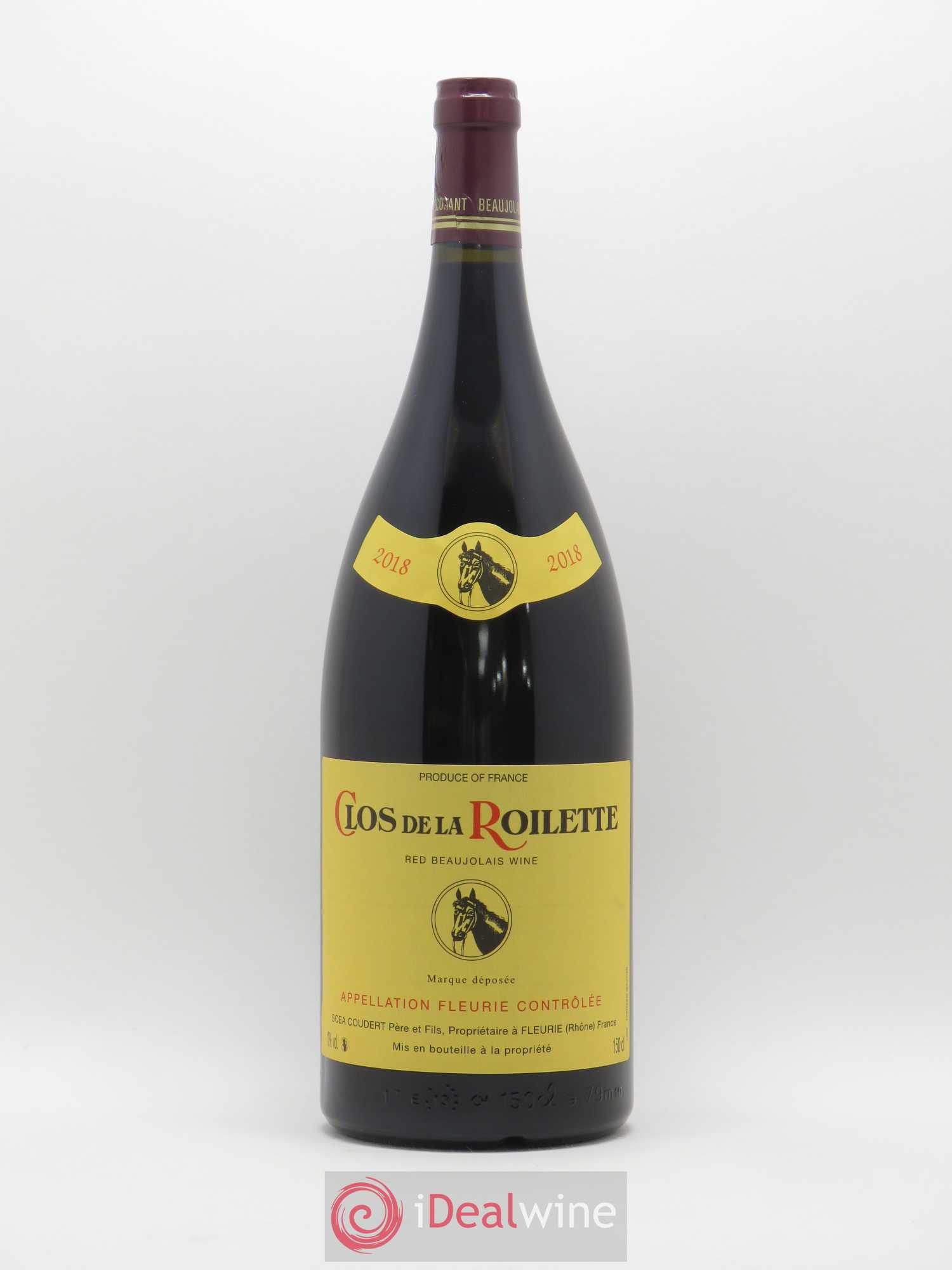 Fleurie Clos de la Roilette (no reserve) 2018 - Lot of 1 magnum - 0