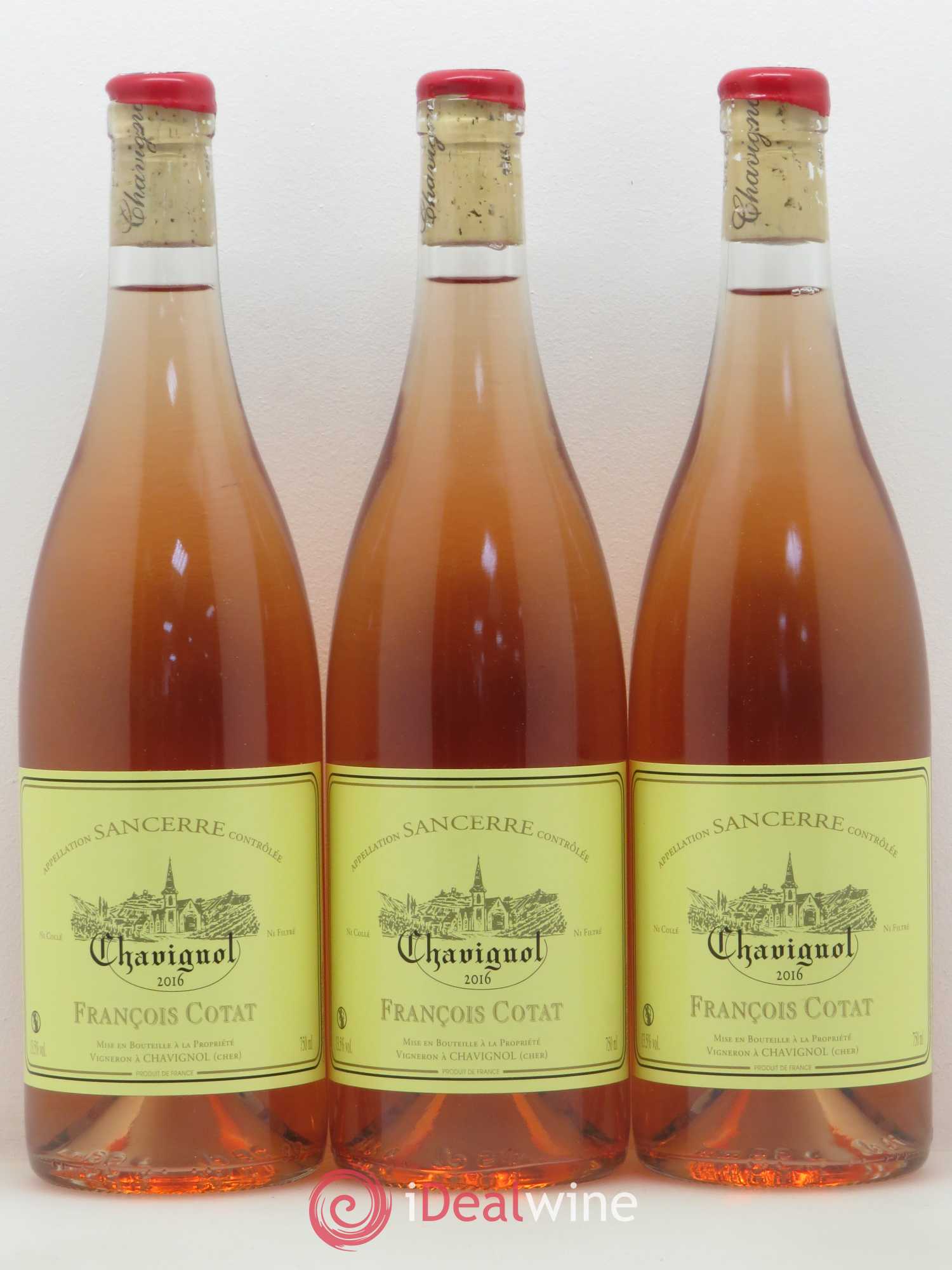 Sancerre François Cotat Chavignol 2016 - Lot de 3 bouteilles - 0