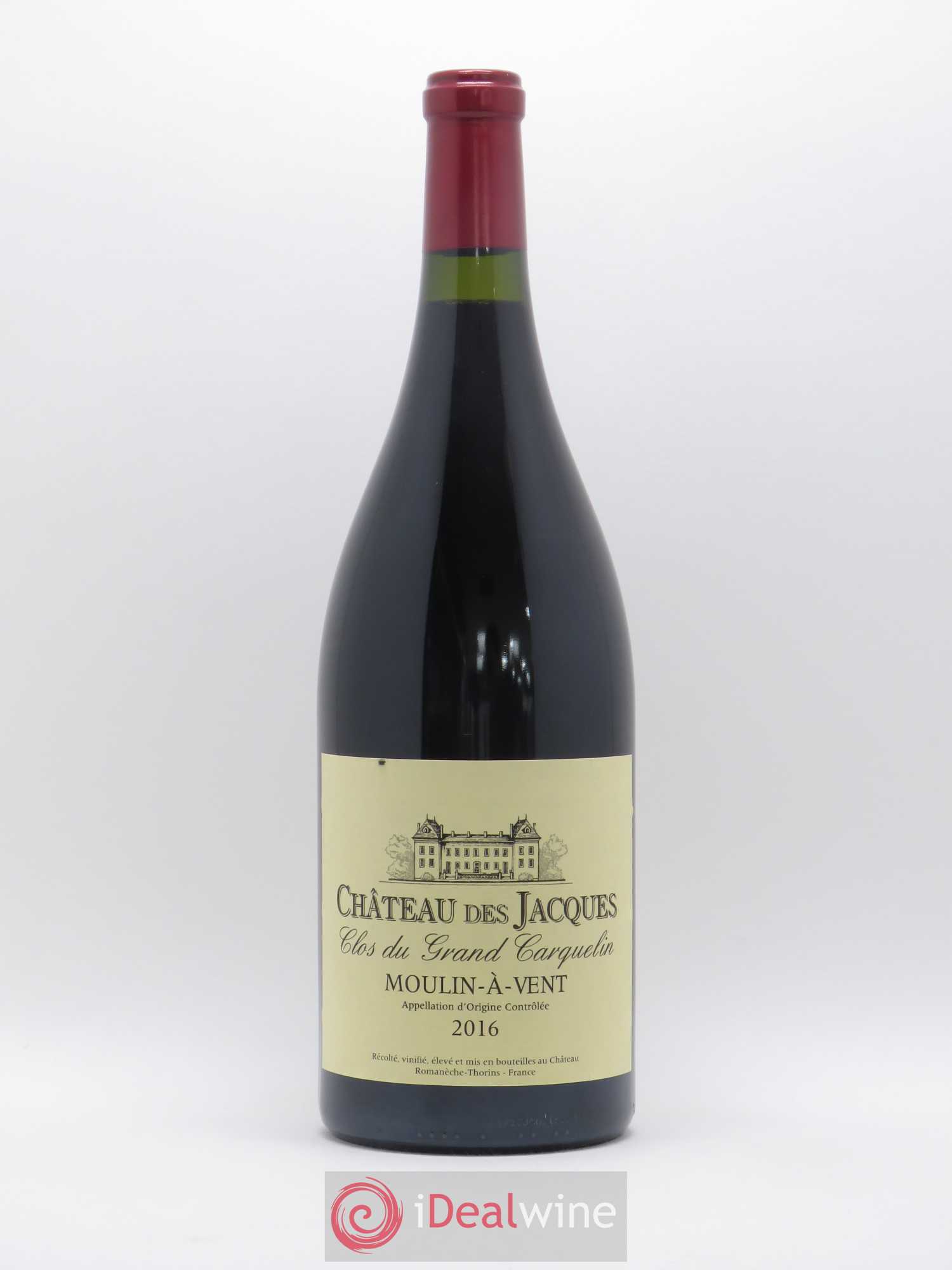 Moulin-à-Vent Clos du Grand Carquelin Château des Jacques 2016 - Lot de 1 magnum - 0