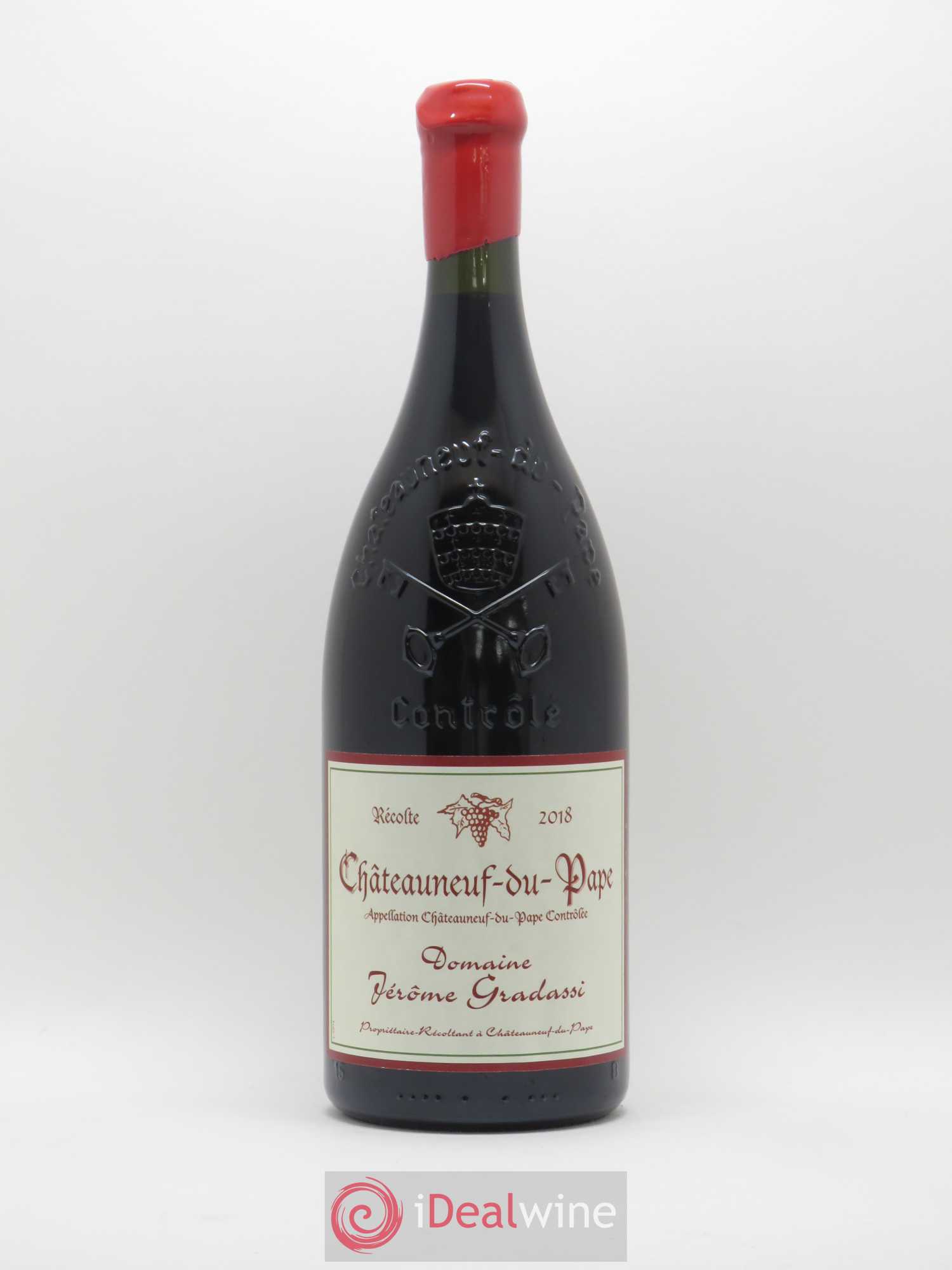 Châteauneuf-du-Pape Jerôme Gradassi 2018 - Lot de 1 magnum - 0